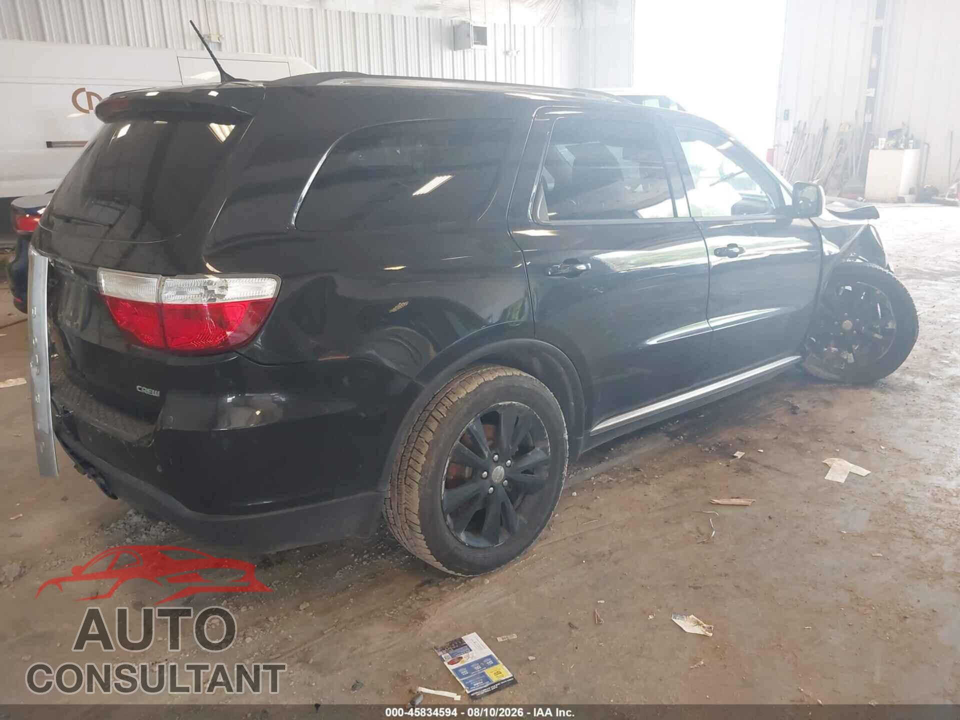 DODGE DURANGO 2012 - 1C4RDJDG3CC337189