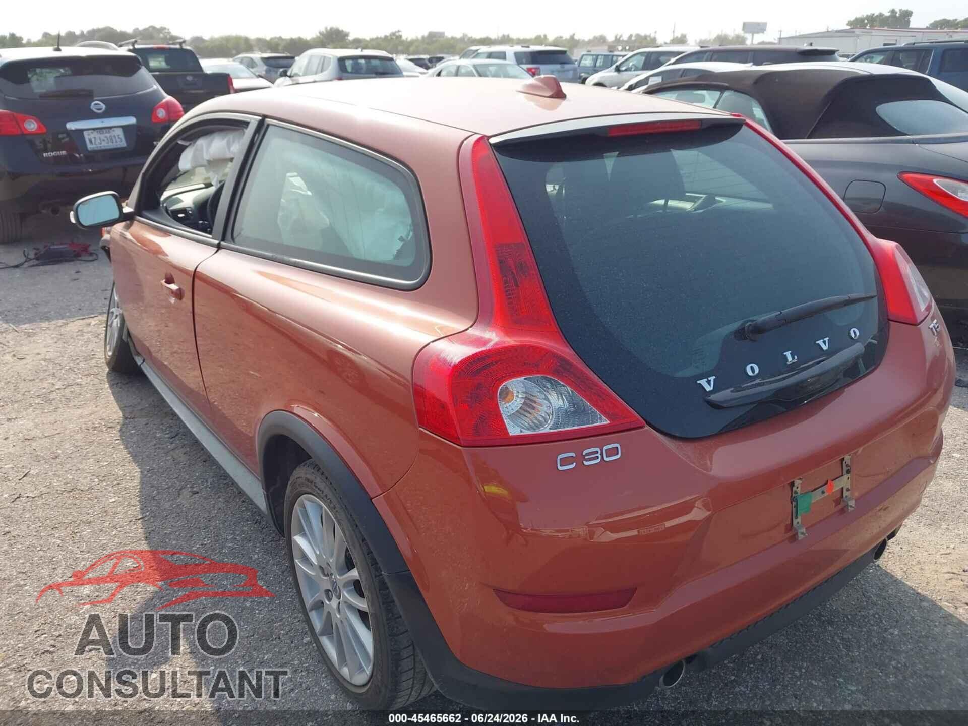 VOLVO C30 2012 - YV1672MK9C2285362