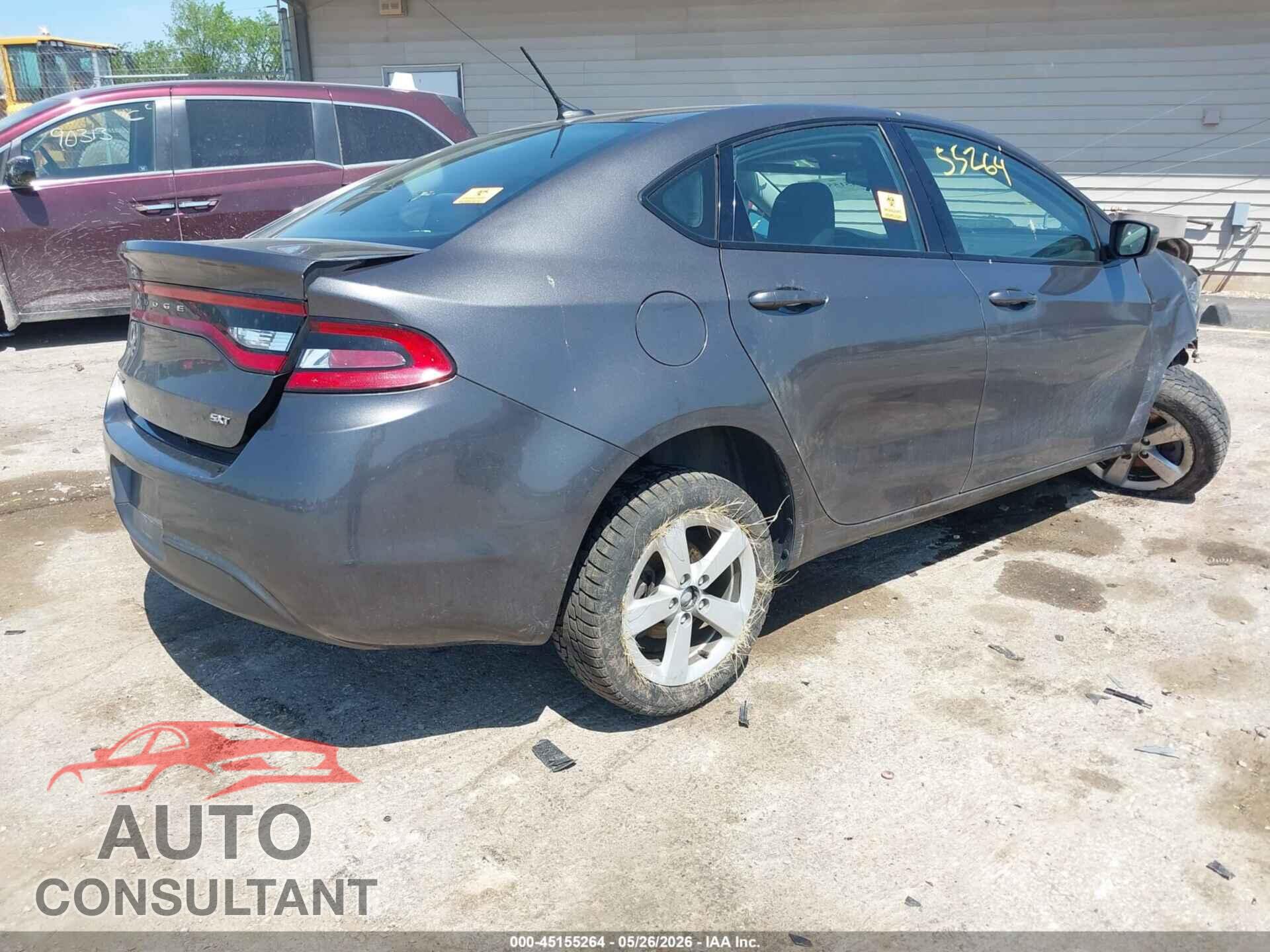DODGE DART 2015 - 1C3CDFBB2FD315262