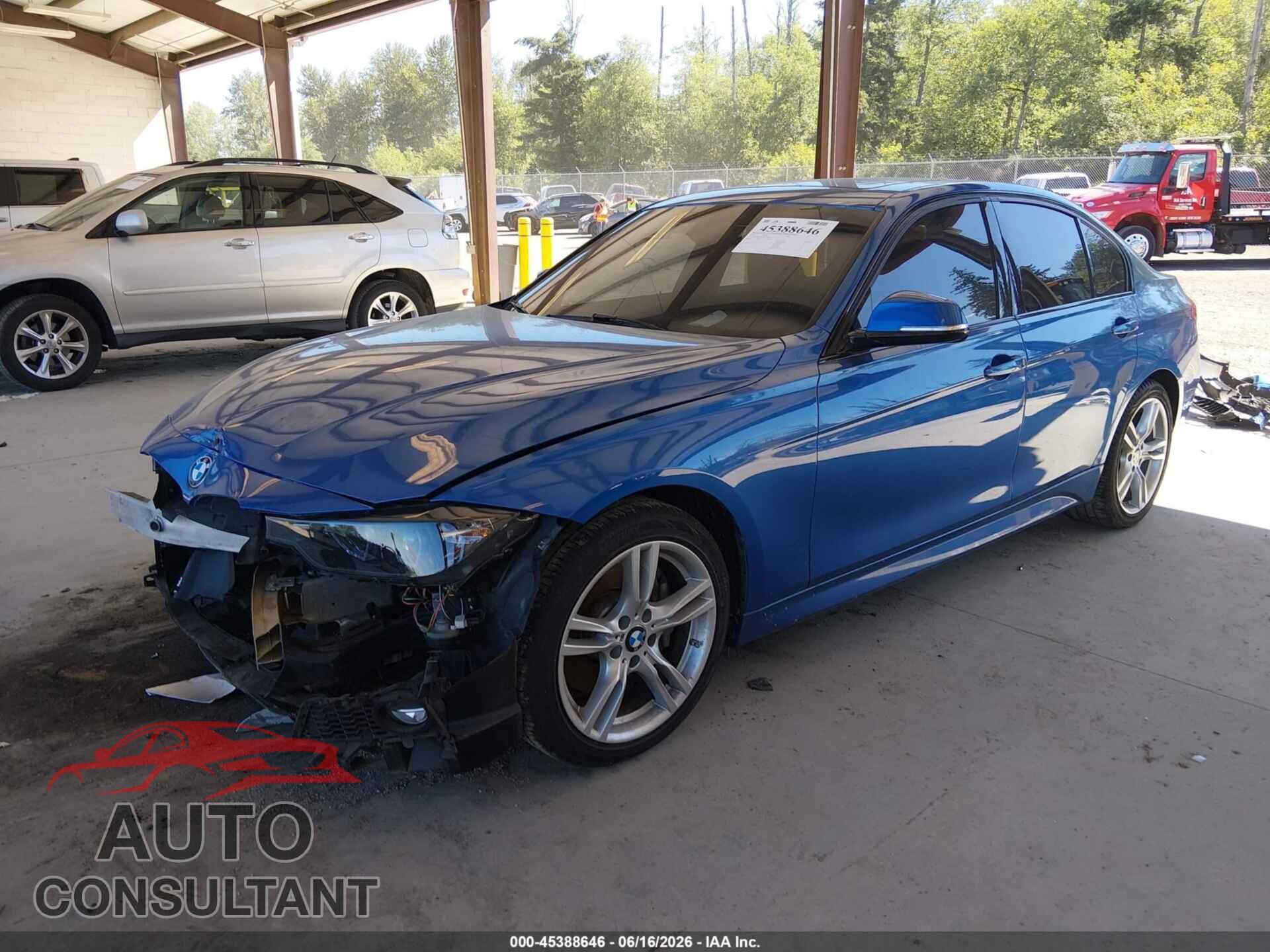 BMW 328I 2016 - WBA8E9G50GNU29708