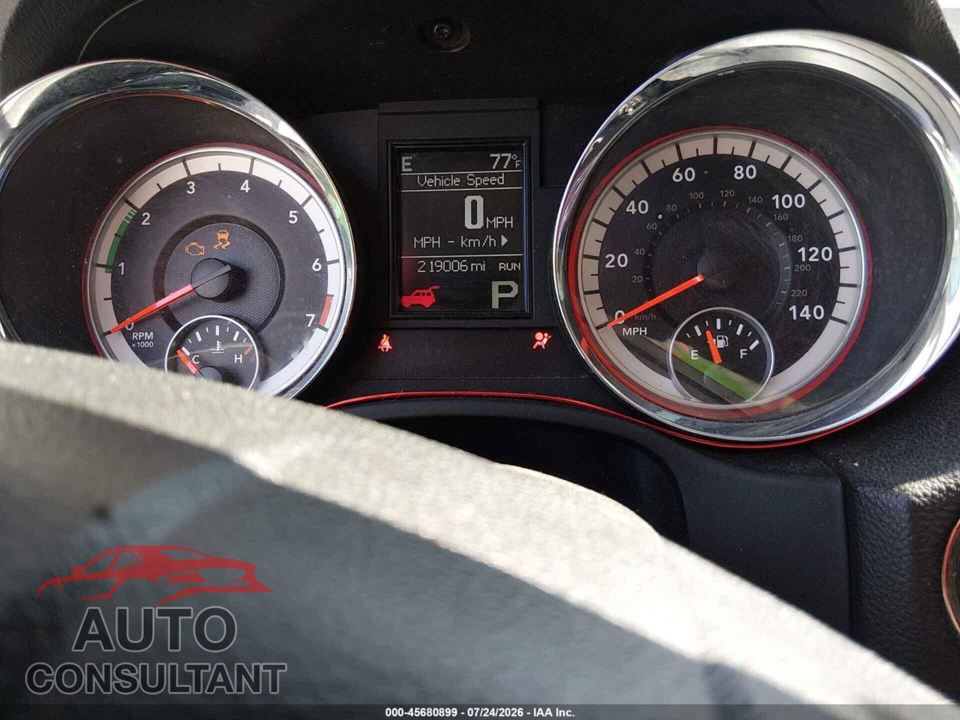 DODGE DURANGO 2011 - 1D4RE2GG8BC684792