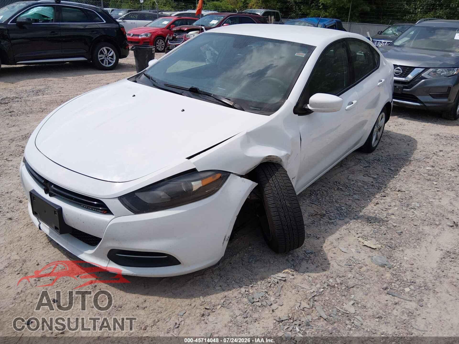 DODGE DART 2015 - 1C3CDFBB1FD420830