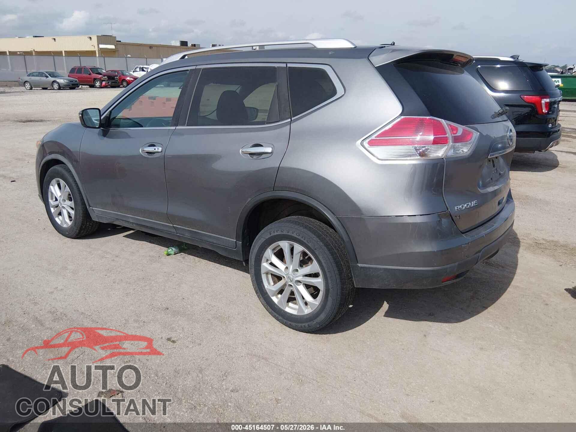 NISSAN ROGUE 2016 - KNMAT2MVXGP700574