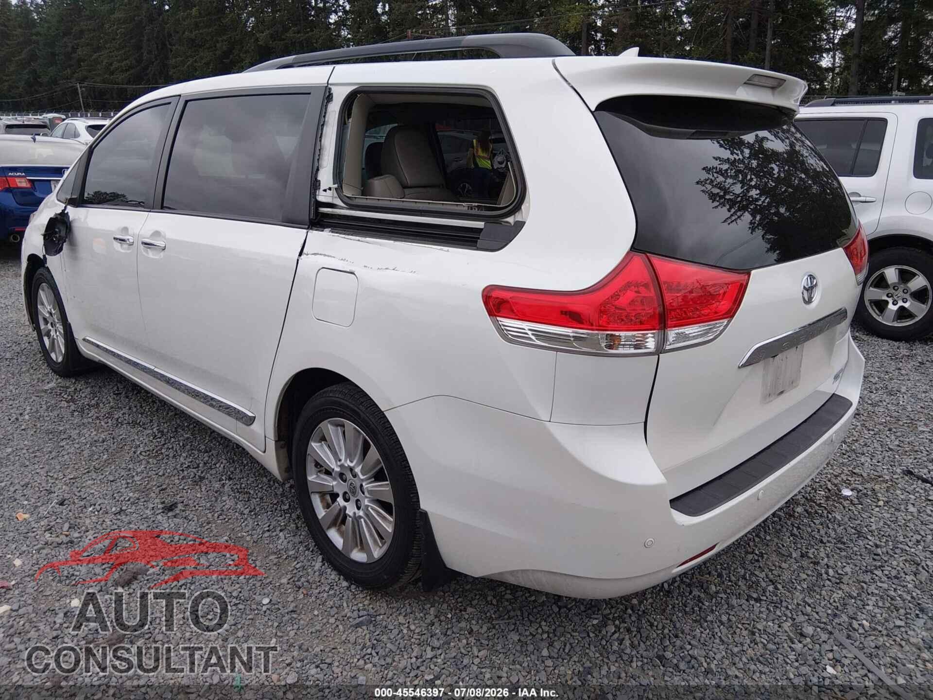 TOYOTA SIENNA 2012 - 5TDDK3DC3CS032153