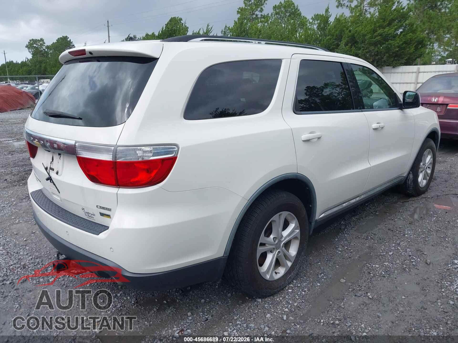 DODGE DURANGO 2011 - 1D4RE4GG6BC634596