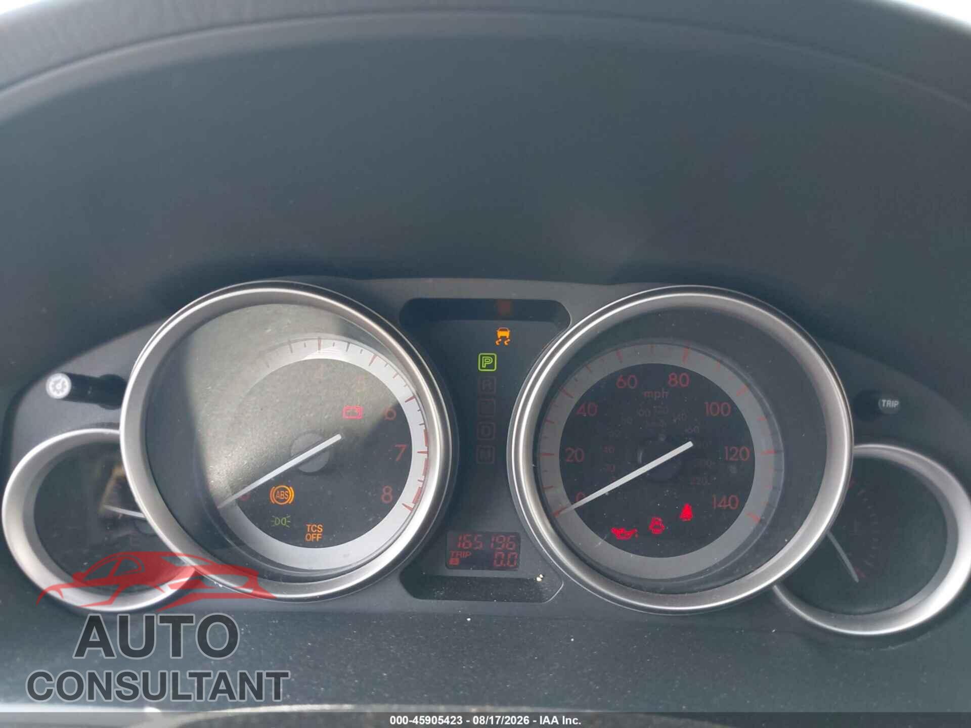 MAZDA CX-9 2012 - JM3TB3DV2C0335562