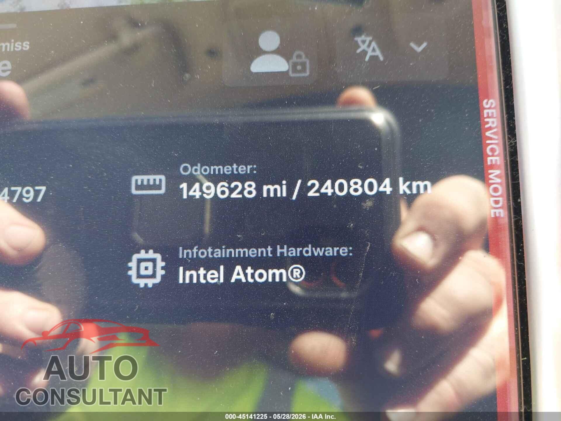 TESLA MODEL S 2014 - 5YJSA1H1XEFP54797