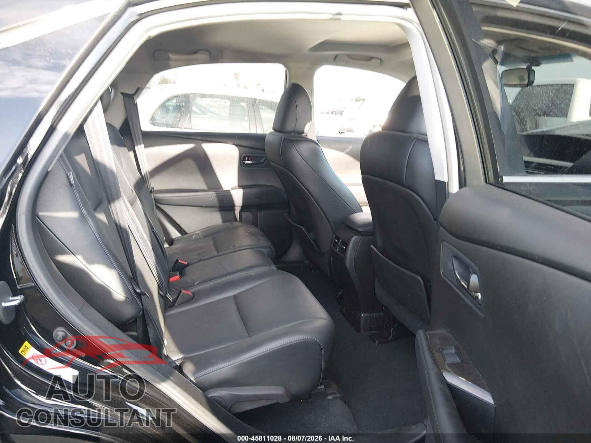 LEXUS RX 350 2015 - 2T2ZK1BA4FC172510
