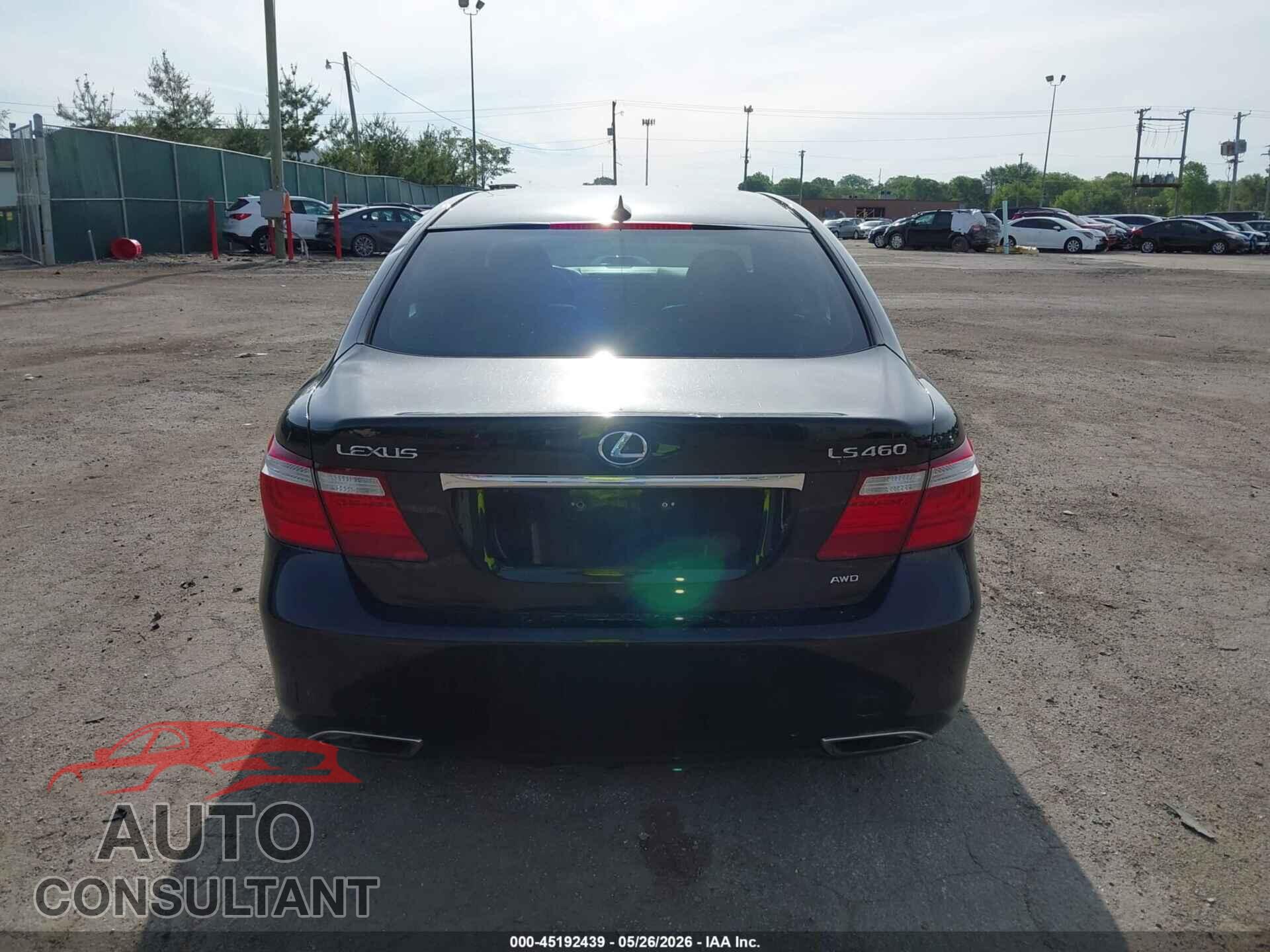 LEXUS LS 460 2009 - JTHCL46F495004204