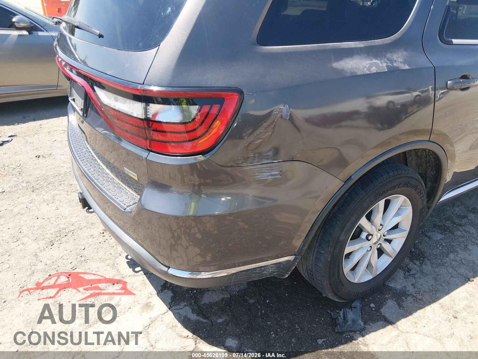 DODGE DURANGO 2015 - 1C4RDJAG7FC741346