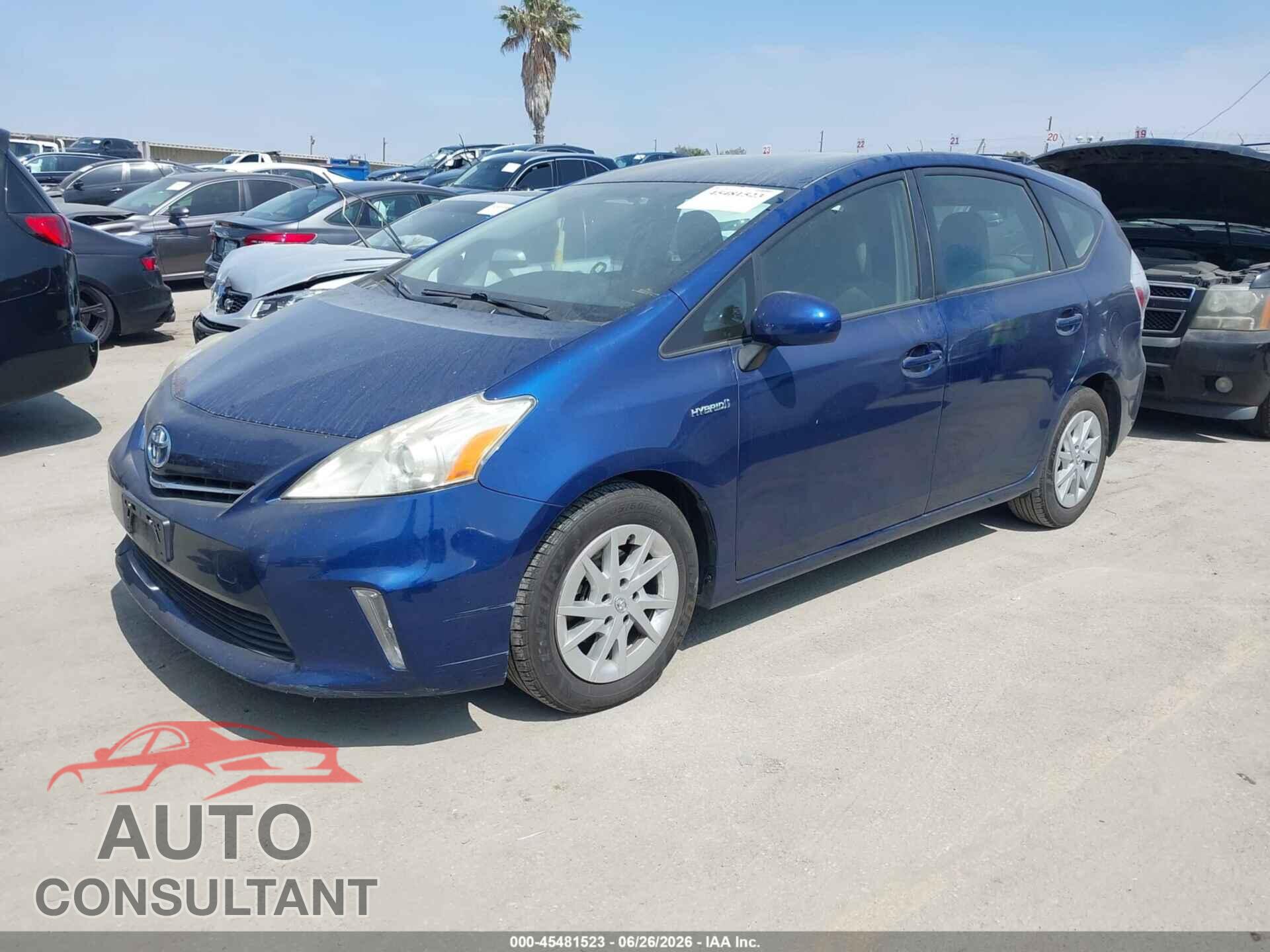 TOYOTA PRIUS V 2014 - JTDZN3EU8E3290547