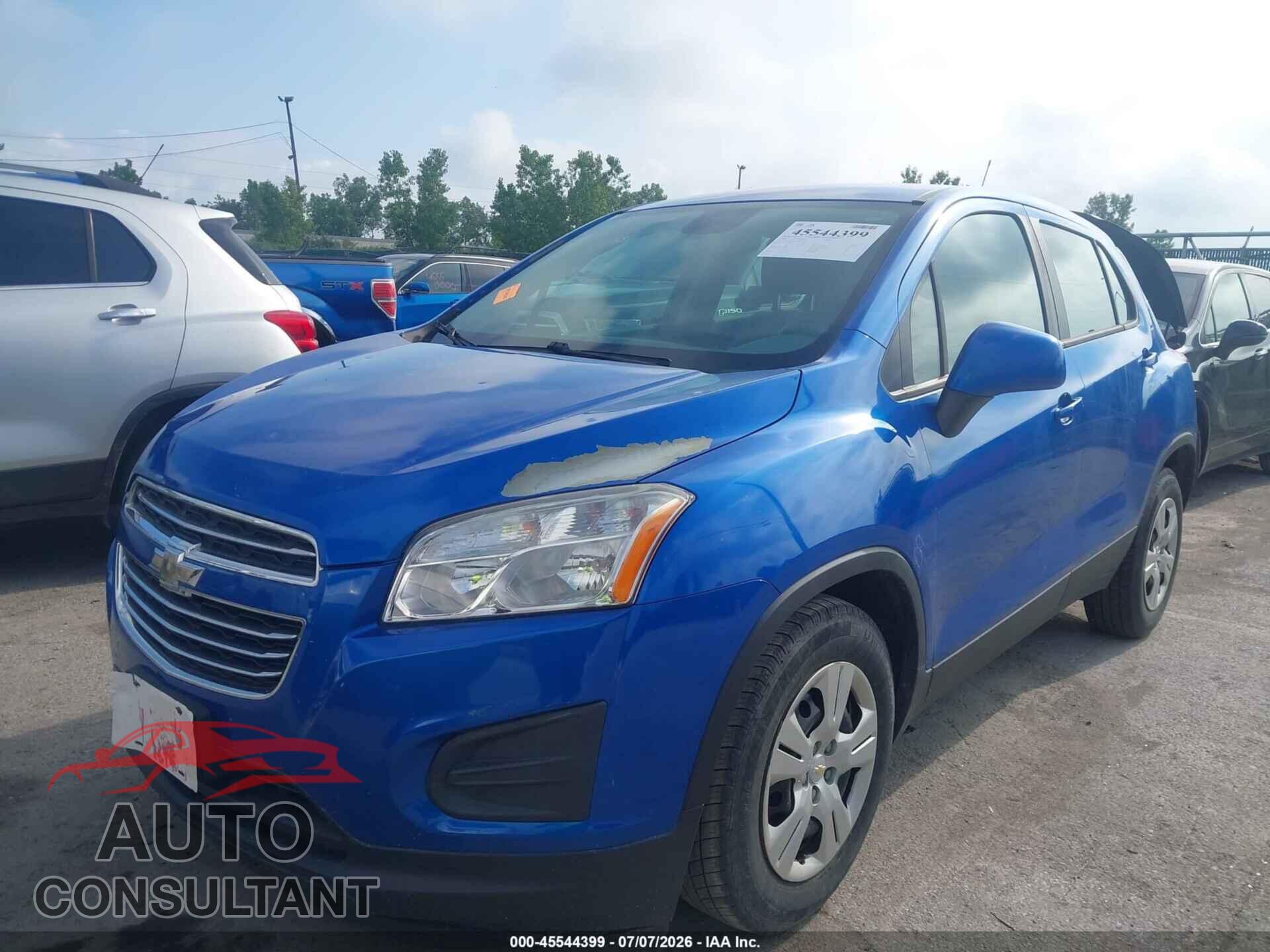 CHEVROLET TRAX 2016 - KL7CJKSB5GB618785