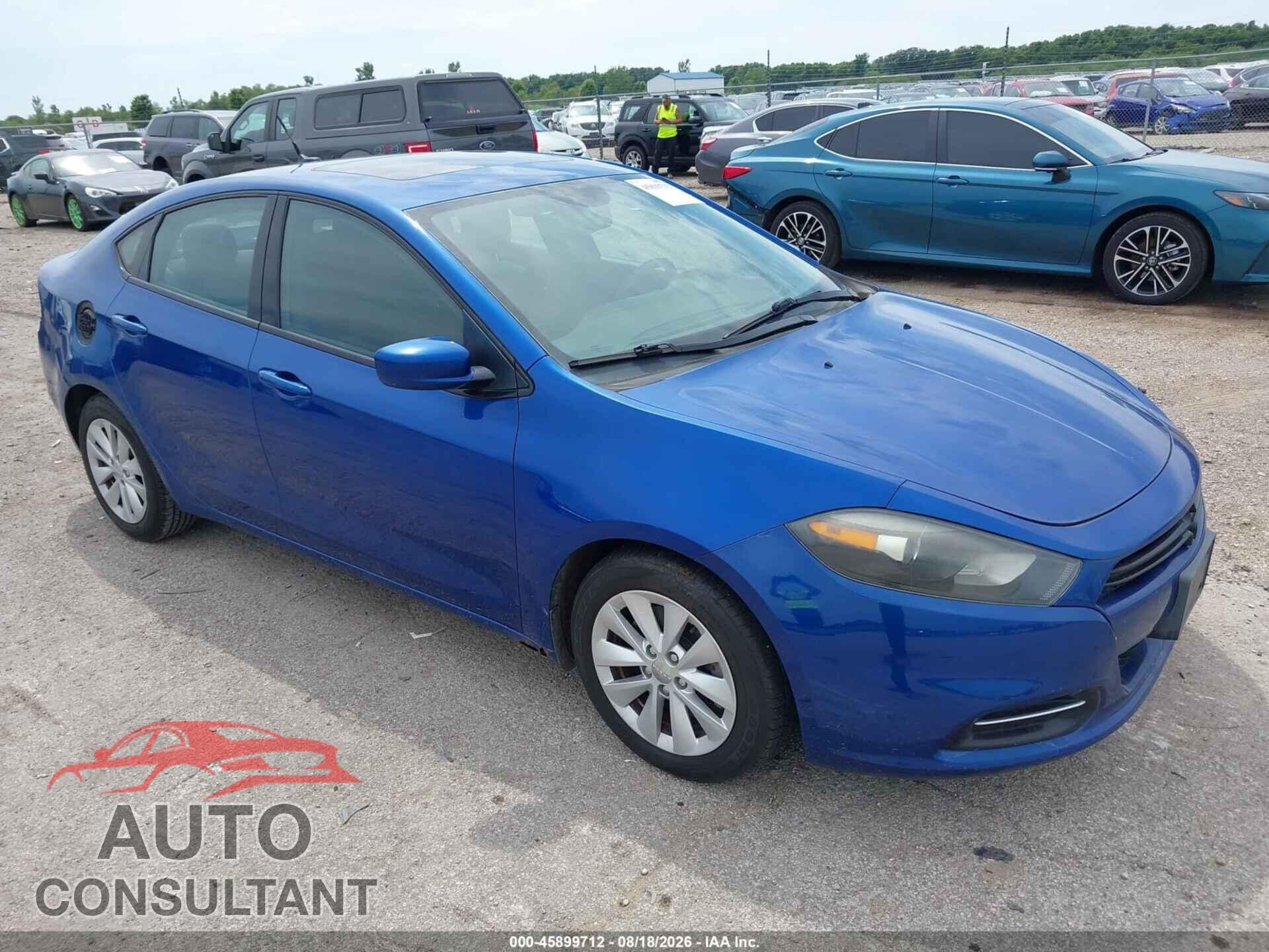 DODGE DART 2014 - 1C3CDFBB0ED677329
