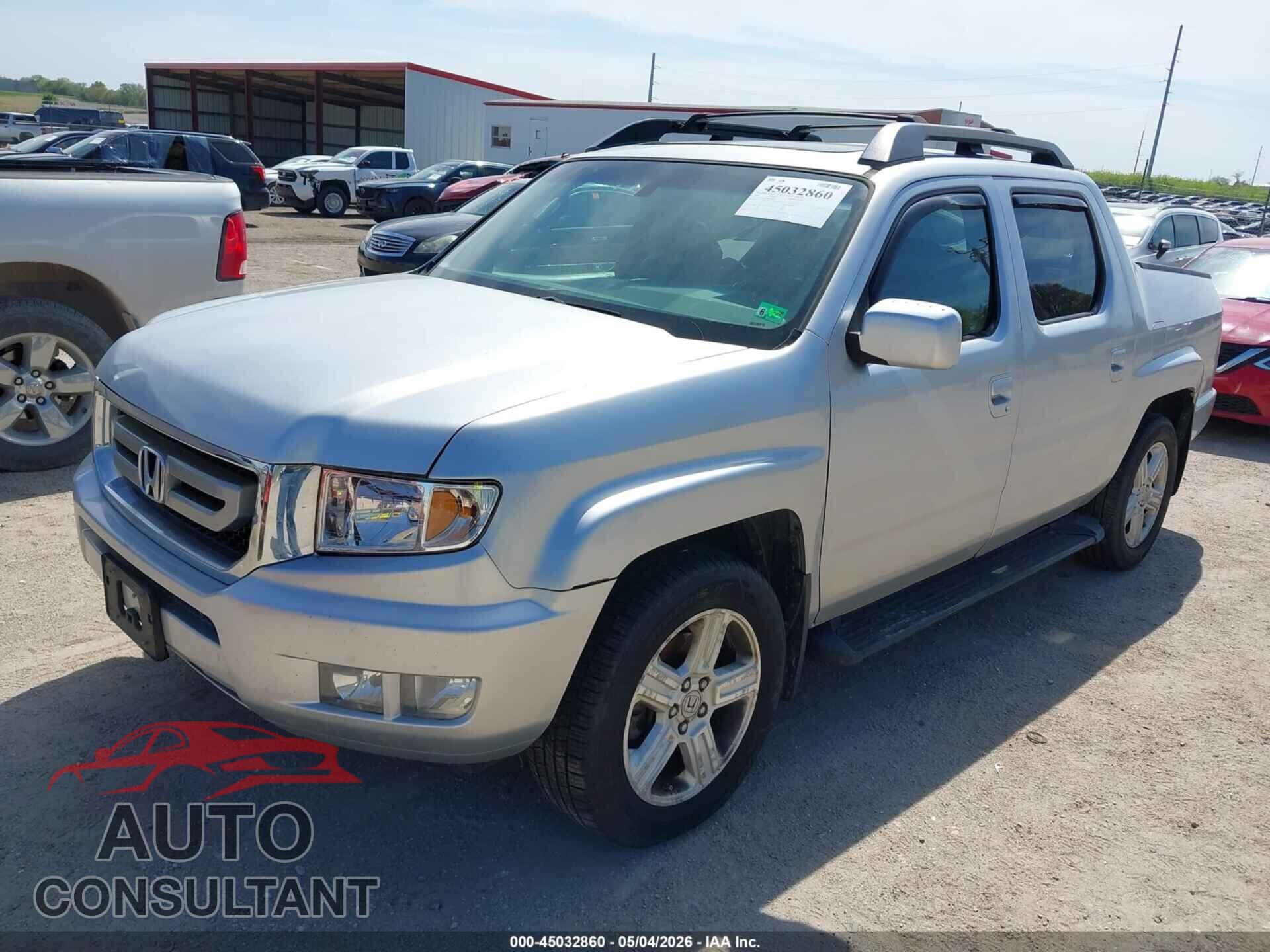 HONDA RIDGELINE 2011 - 5FPYK1F51BB010635