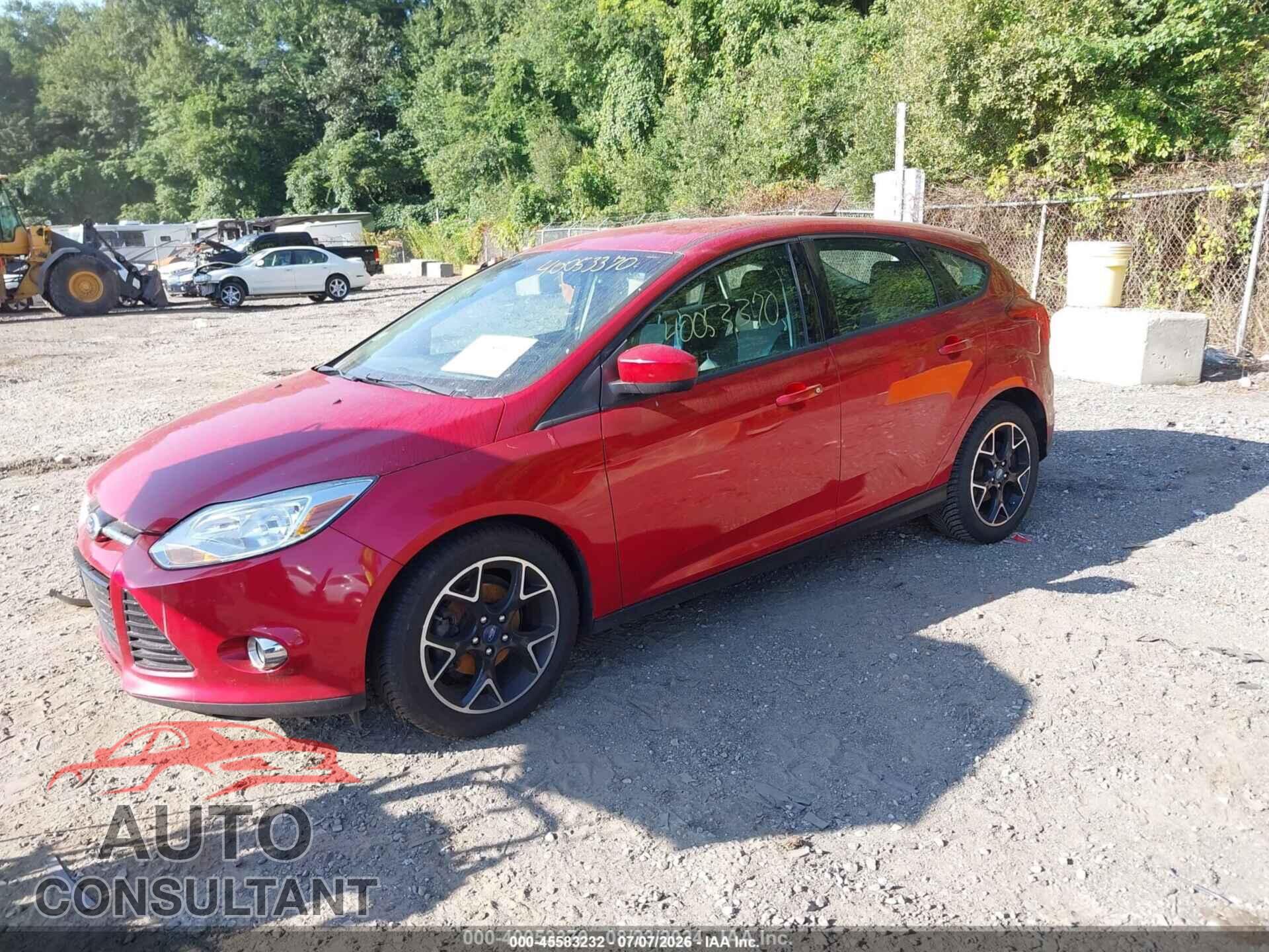 FORD FOCUS 2012 - 1FAHP3K29CL219501