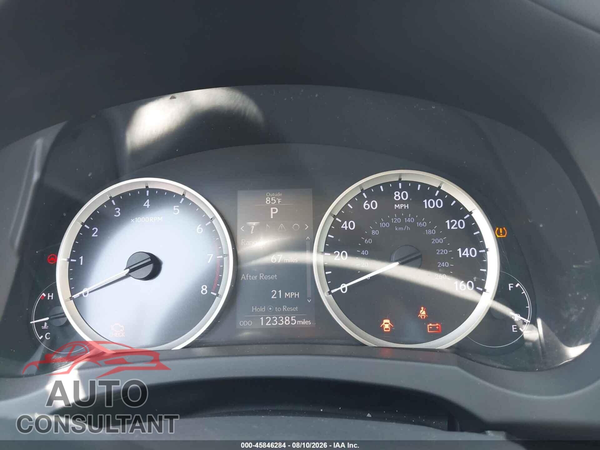 LEXUS IS 250 2015 - JTHCF1D28F5019385