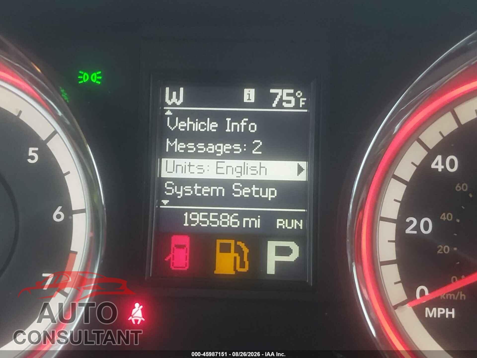 DODGE DURANGO 2013 - 1C4RDJAG1DC696448