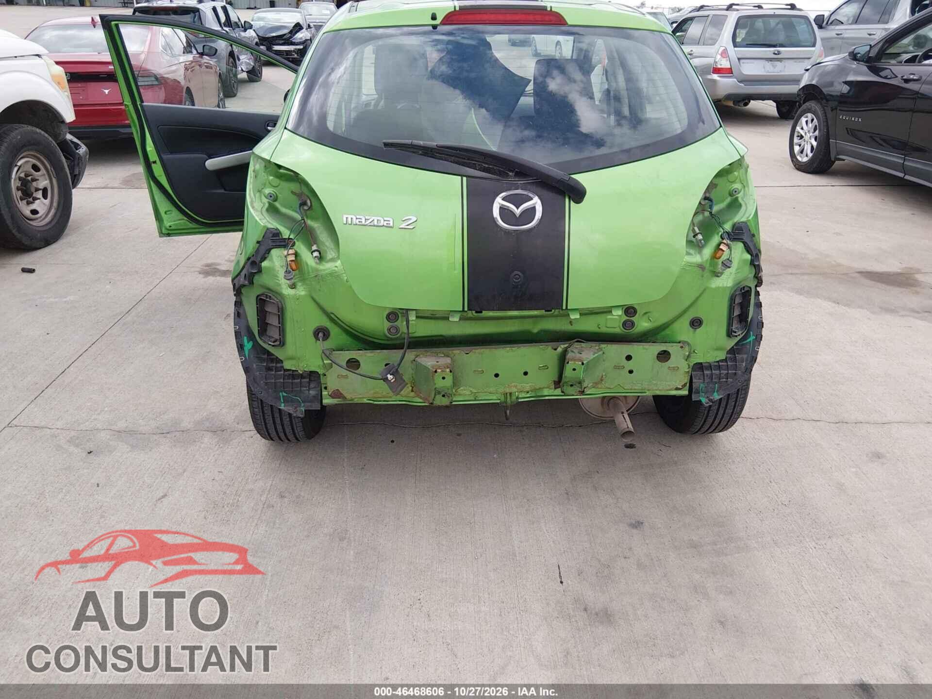 MAZDA MAZDA2 2012 - JM1DE1KY0C0146995