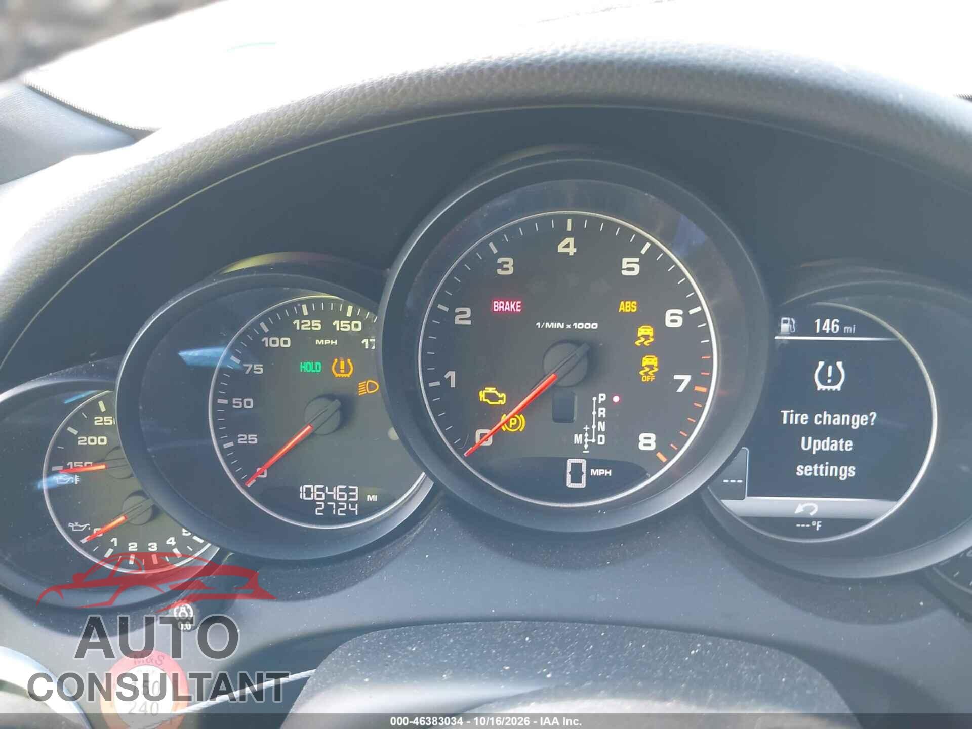 PORSCHE CAYENNE 2017 - WP1AA2A24HKA82455