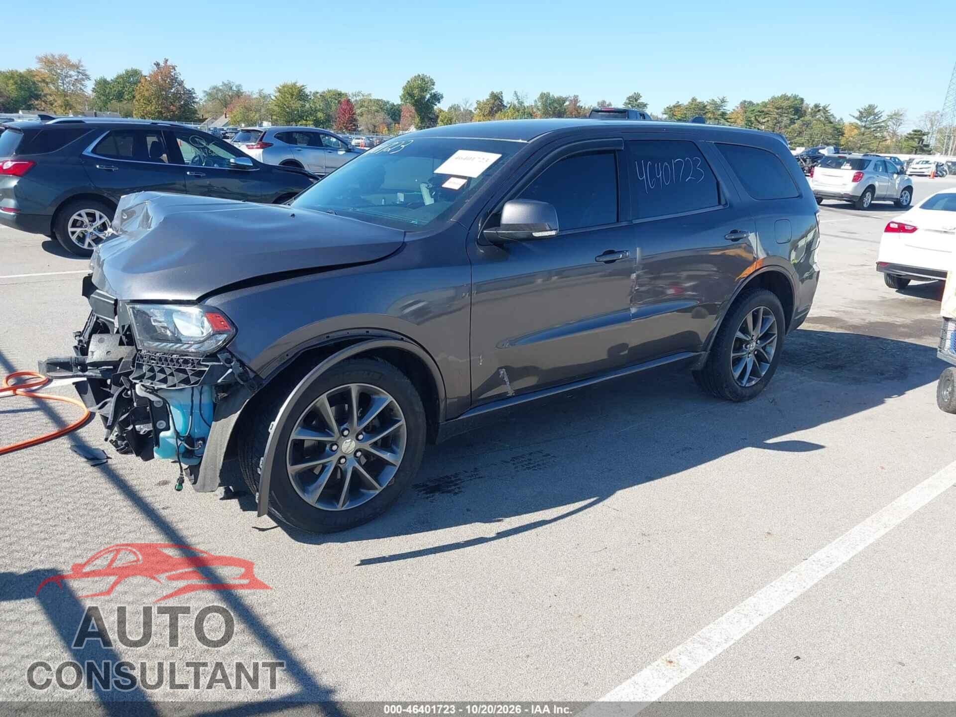 DODGE DURANGO 2017 - 1C4RDJDGXHC652420