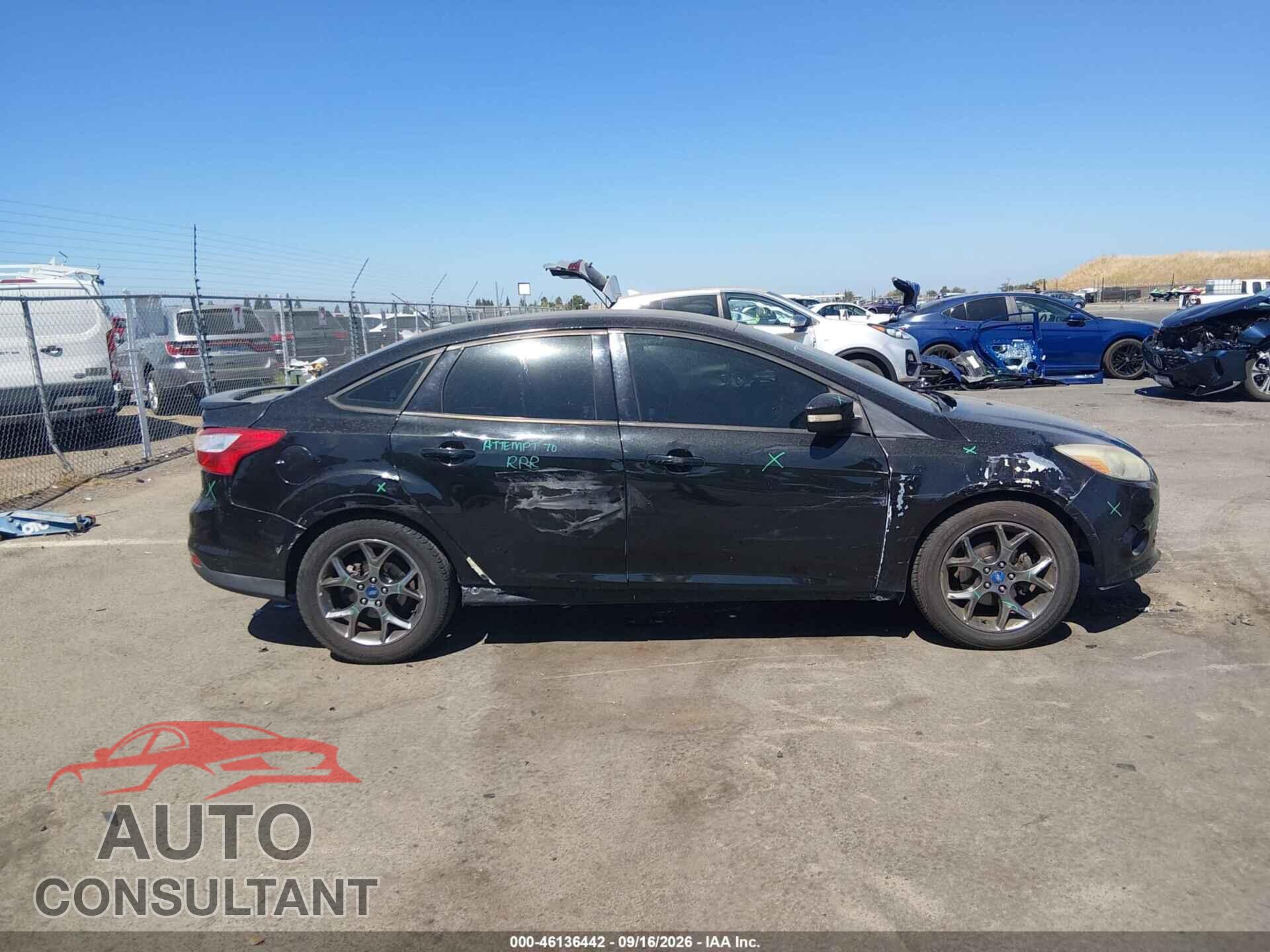 FORD FOCUS 2013 - 1FADP3F29DL285122