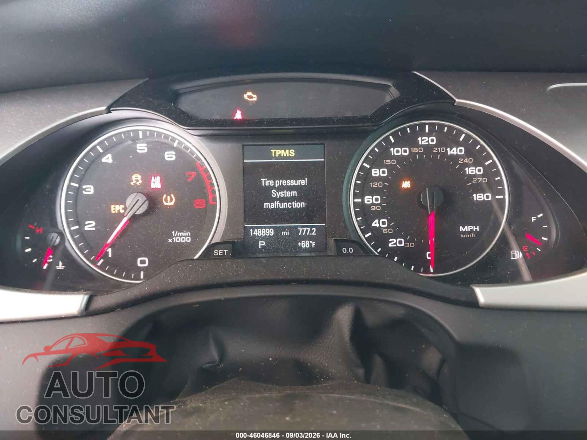 AUDI A4 2011 - WAUEFAFL5BN009002