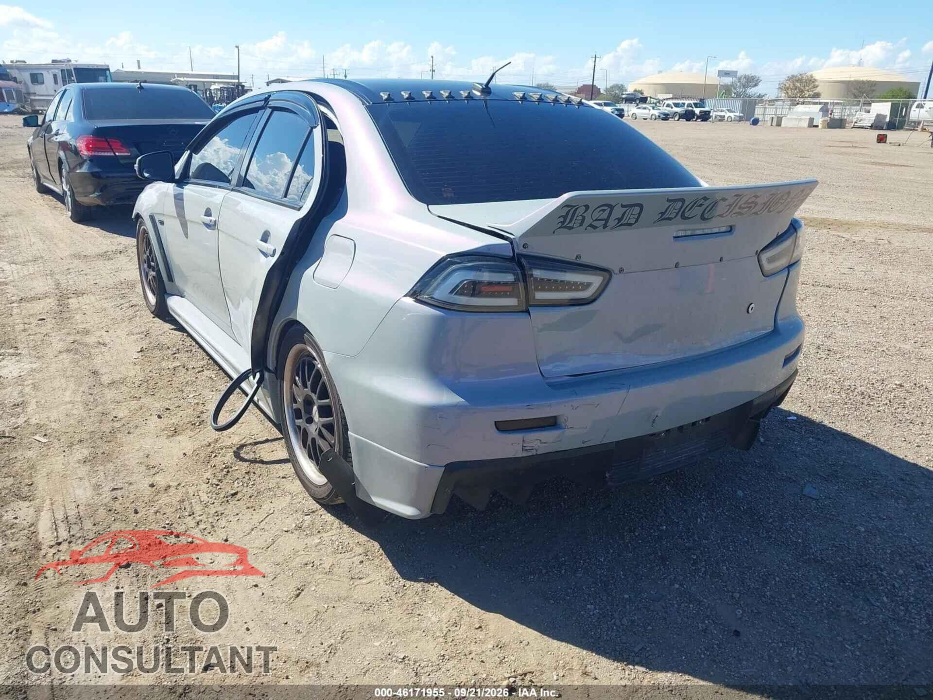 MITSUBISHI LANCER EVOLUTION 2015 - JA32W7FVXFU028391
