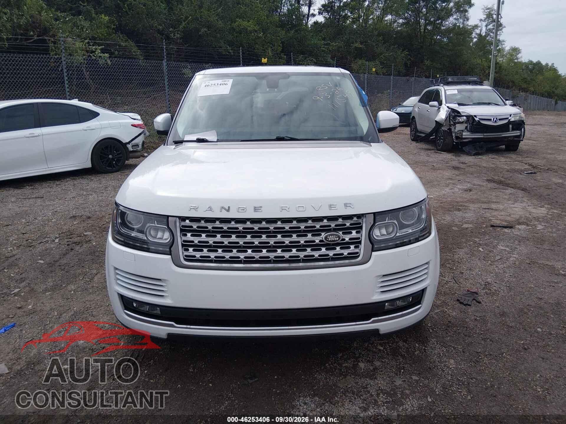 LAND ROVER RANGE ROVER 2013 - SALGS2DF6DA111549