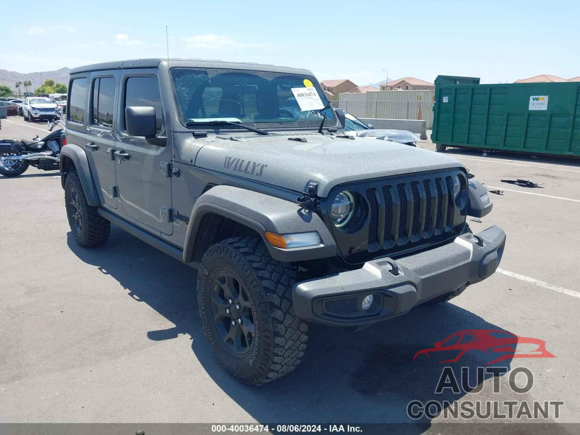 JEEP WRANGLER UNLIMITED 2022 - 1C4HJXDG3NW172771