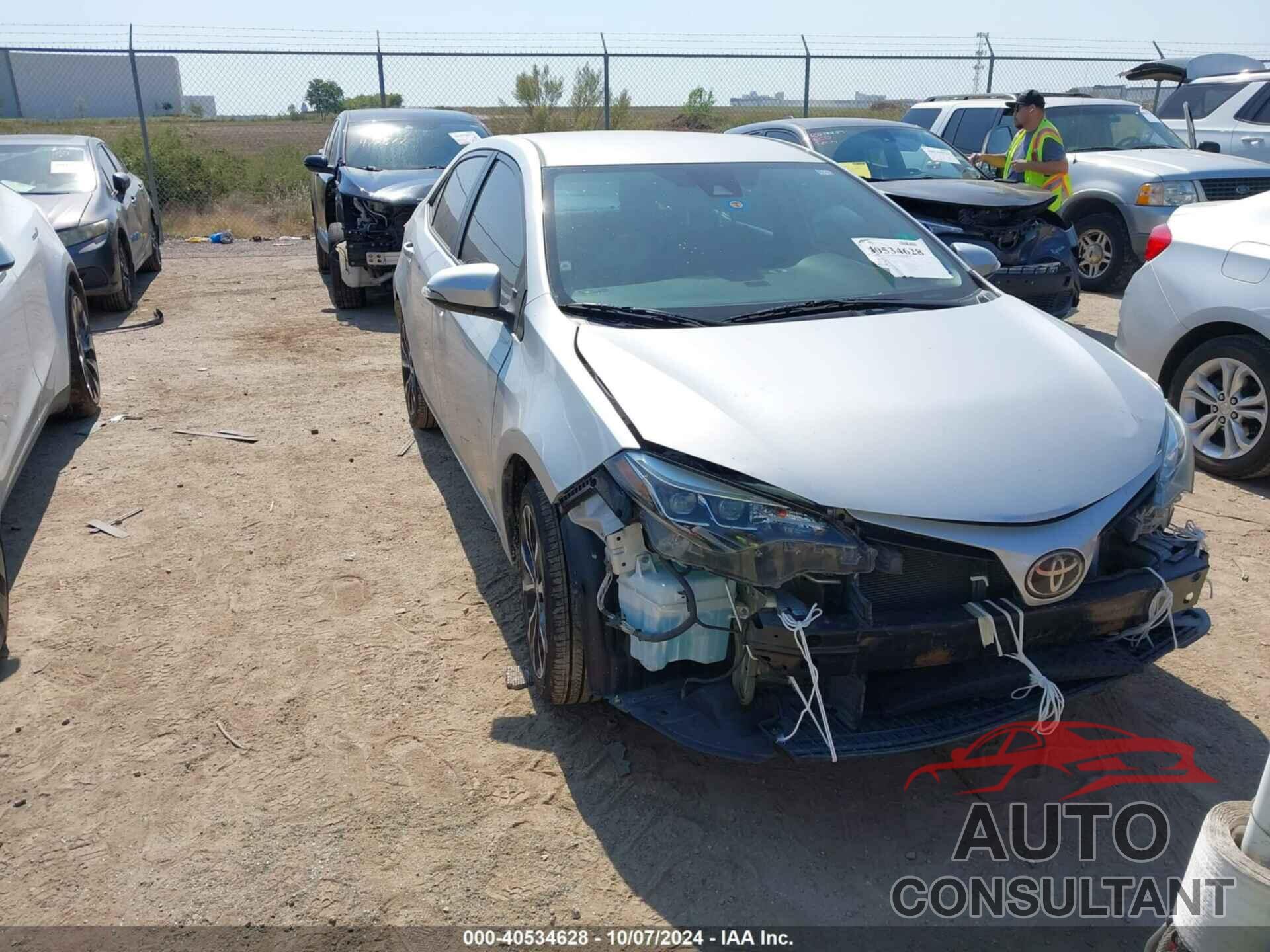 TOYOTA COROLLA 2018 - 5YFBURHE6JP787285