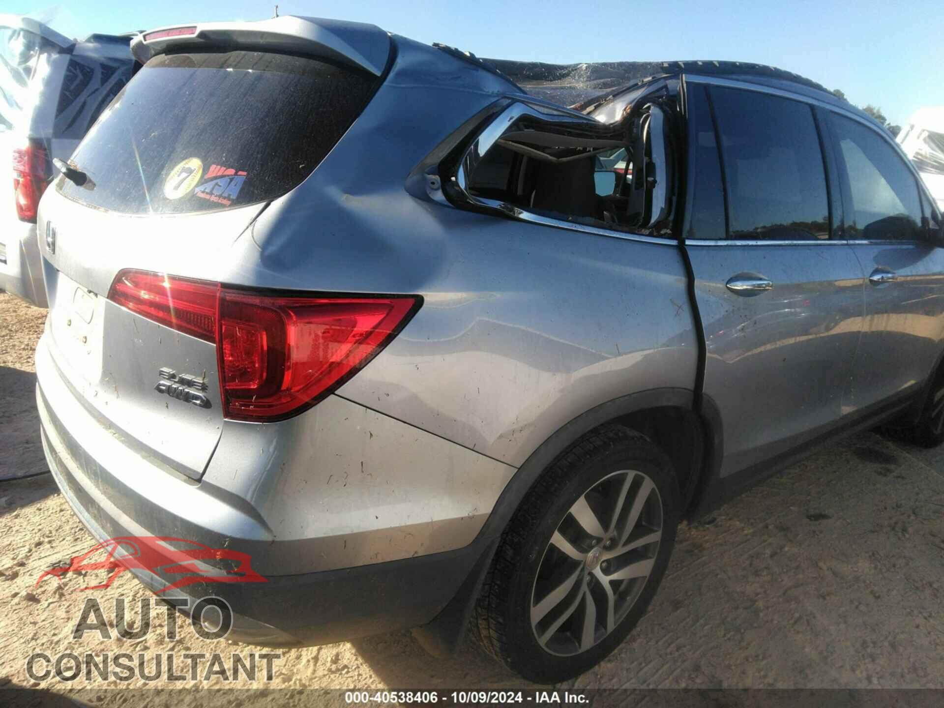 HONDA PILOT 2017 - 5FNYF6H07HB098465