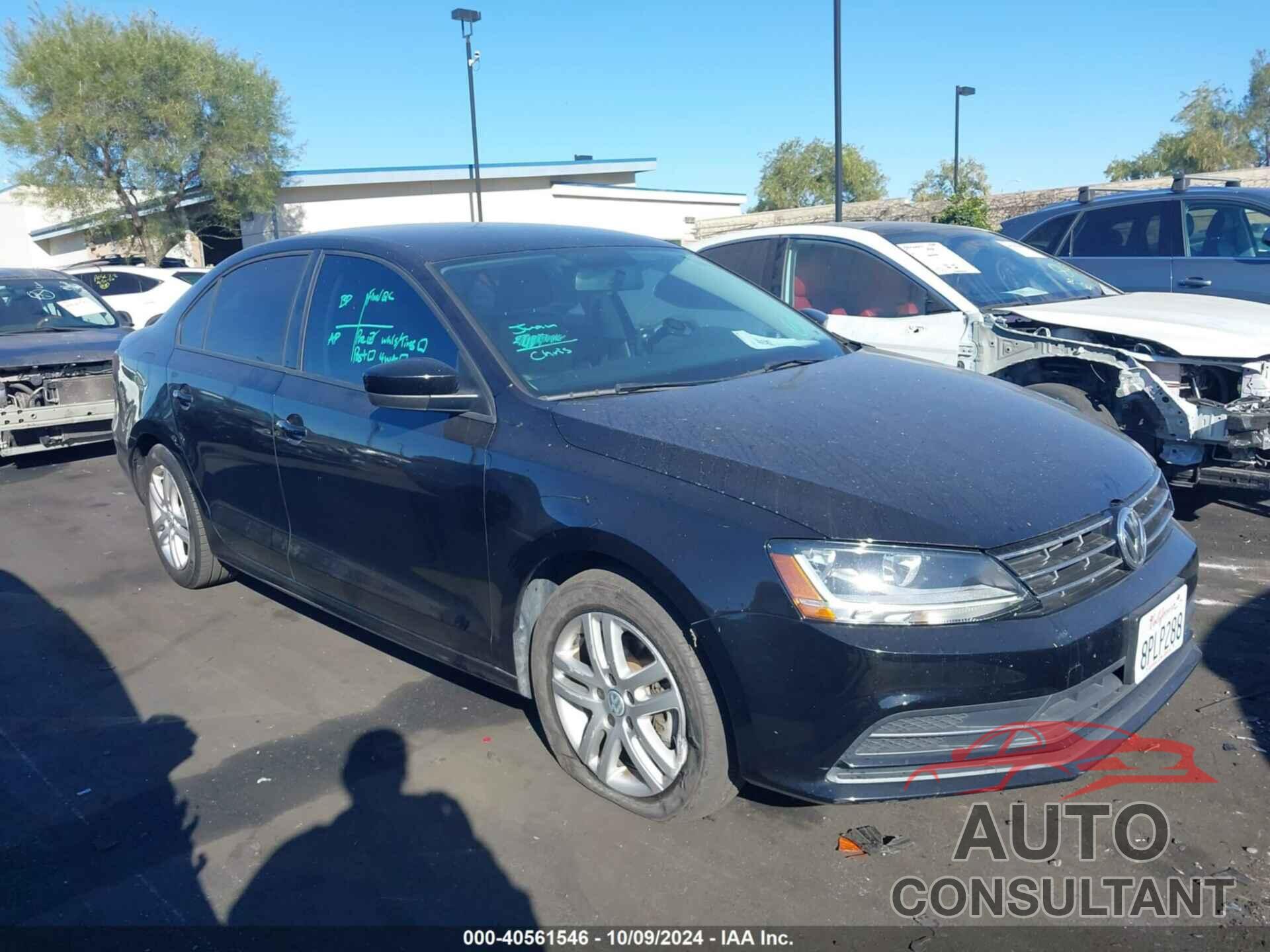 VOLKSWAGEN JETTA 2018 - 3VW2B7AJ3JM223485