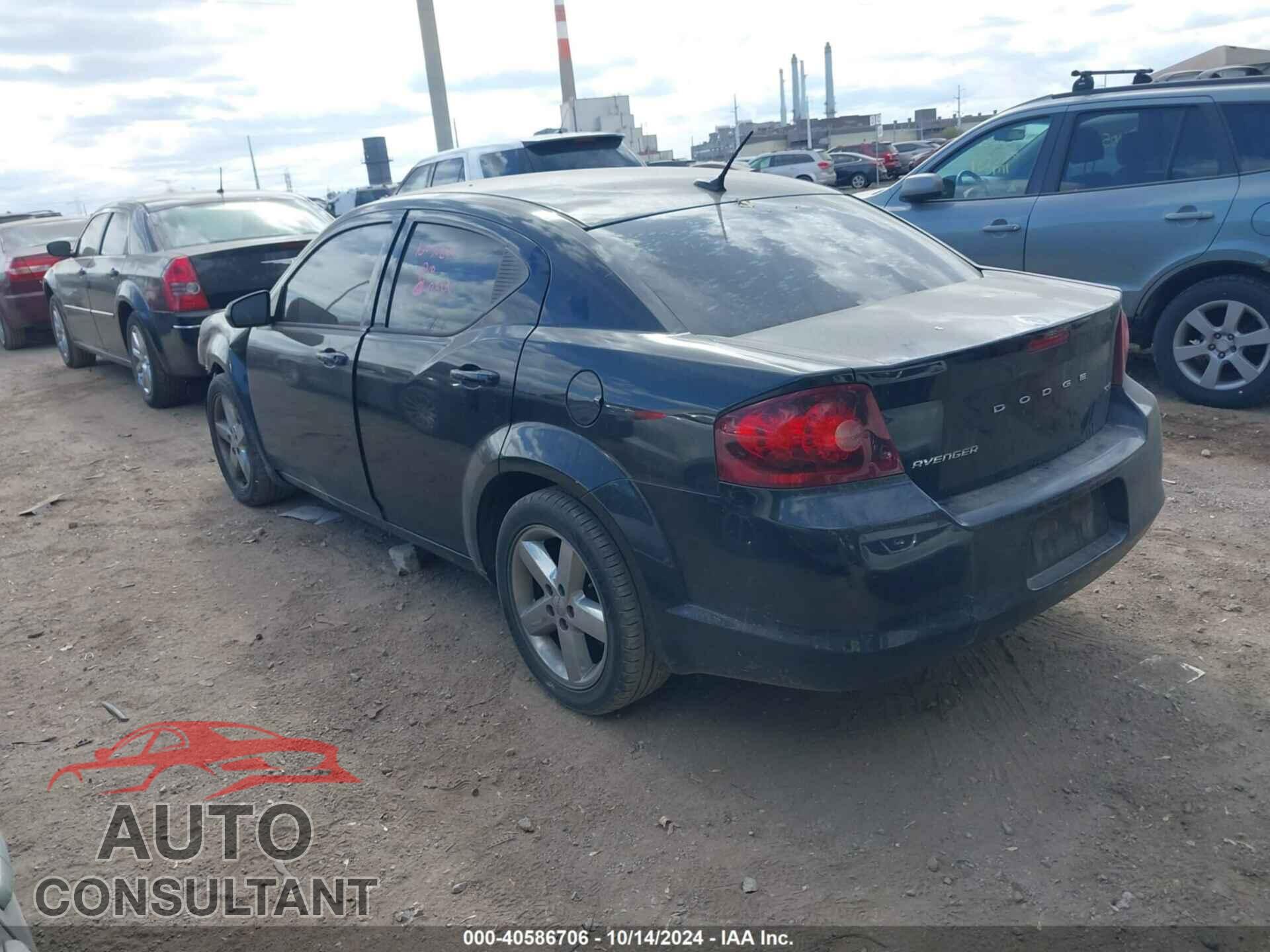 DODGE AVENGER 2012 - 1C3CDZCB2CN313226