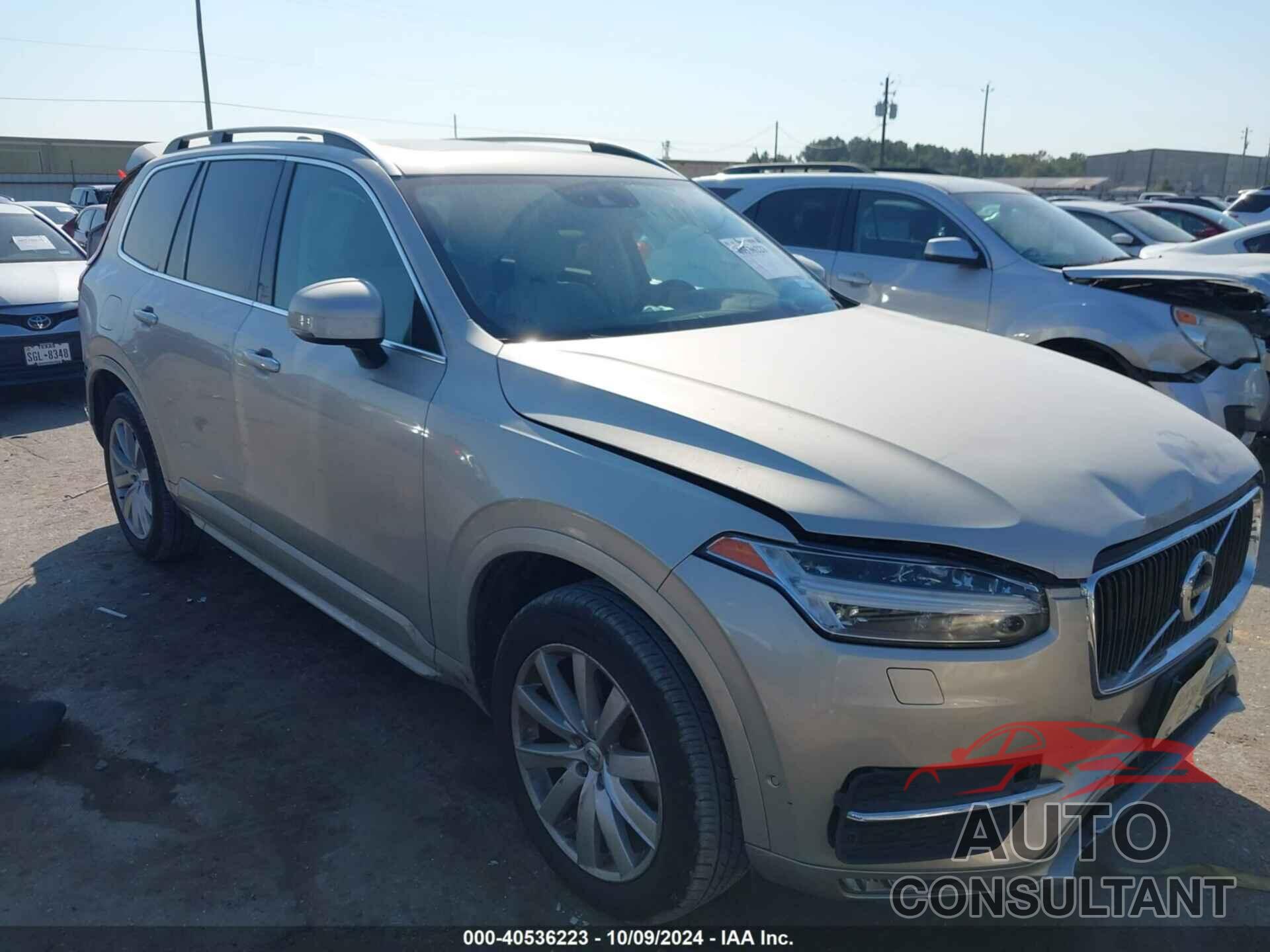 VOLVO XC90 2016 - YV4A22PK2G1037215