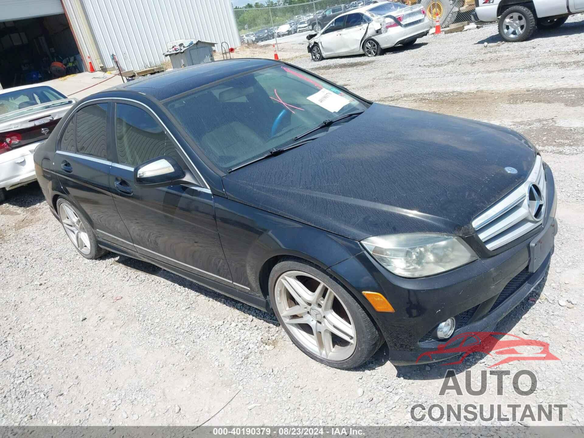 MERCEDES-BENZ C 300 2009 - WDDGF54X39F277176