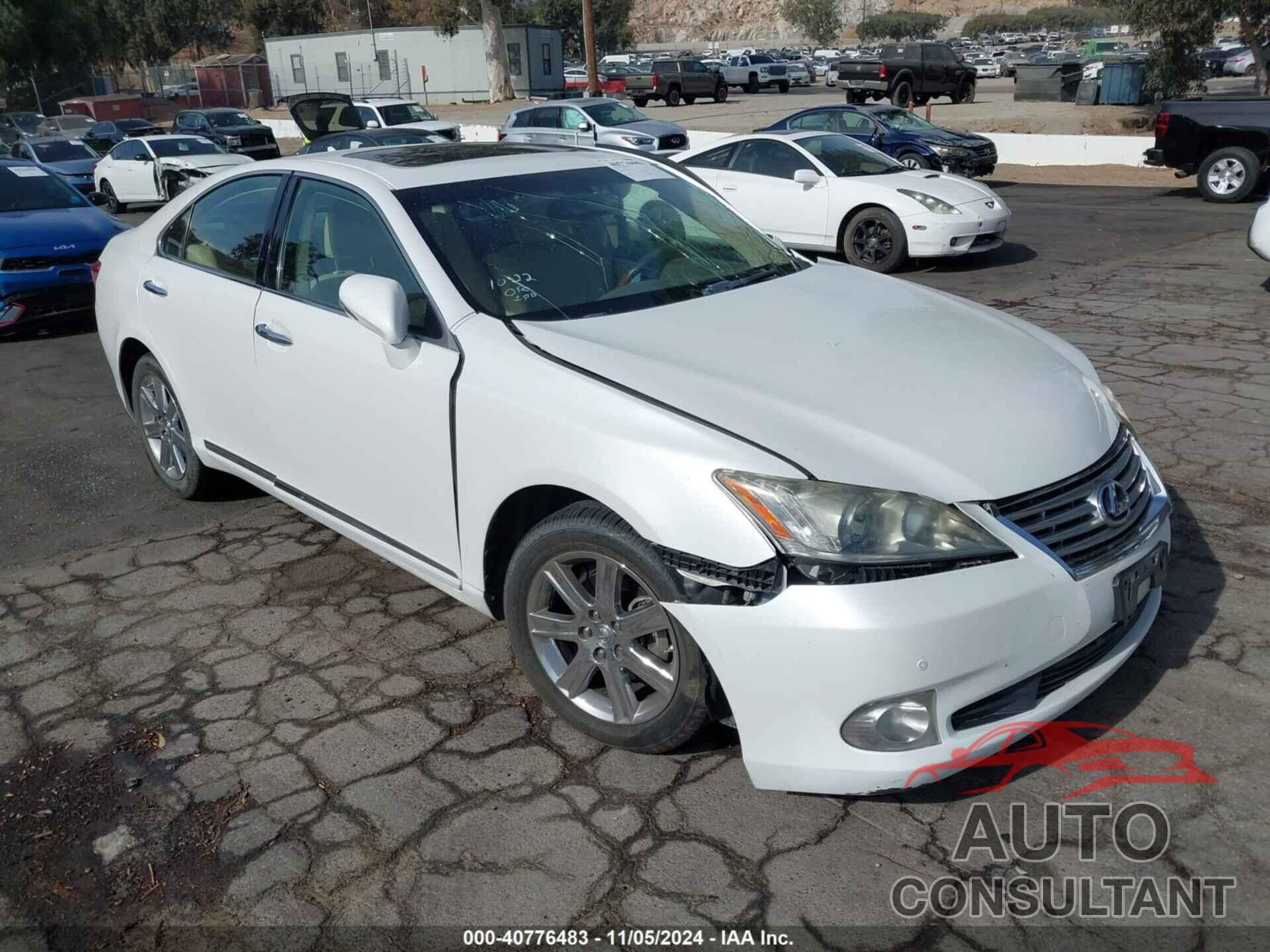 LEXUS ES 350 2010 - JTHBK1EG5A2345382