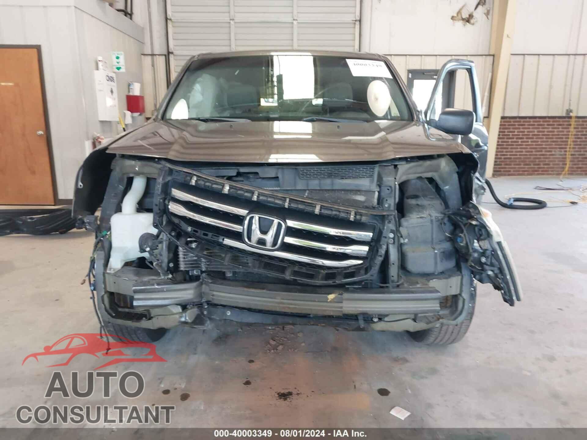HONDA PILOT 2012 - 5FNYF4H20CB036730
