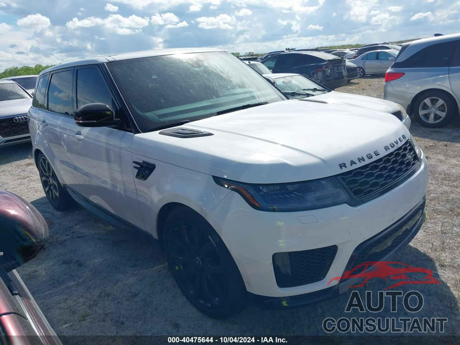 LAND ROVER RANGE ROVER SPORT 2022 - SALWR2SU3NA231352