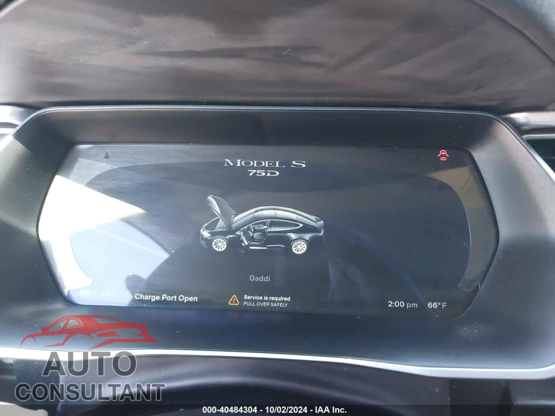 TESLA MODEL S 2017 - 5YJSA1E27HF195291