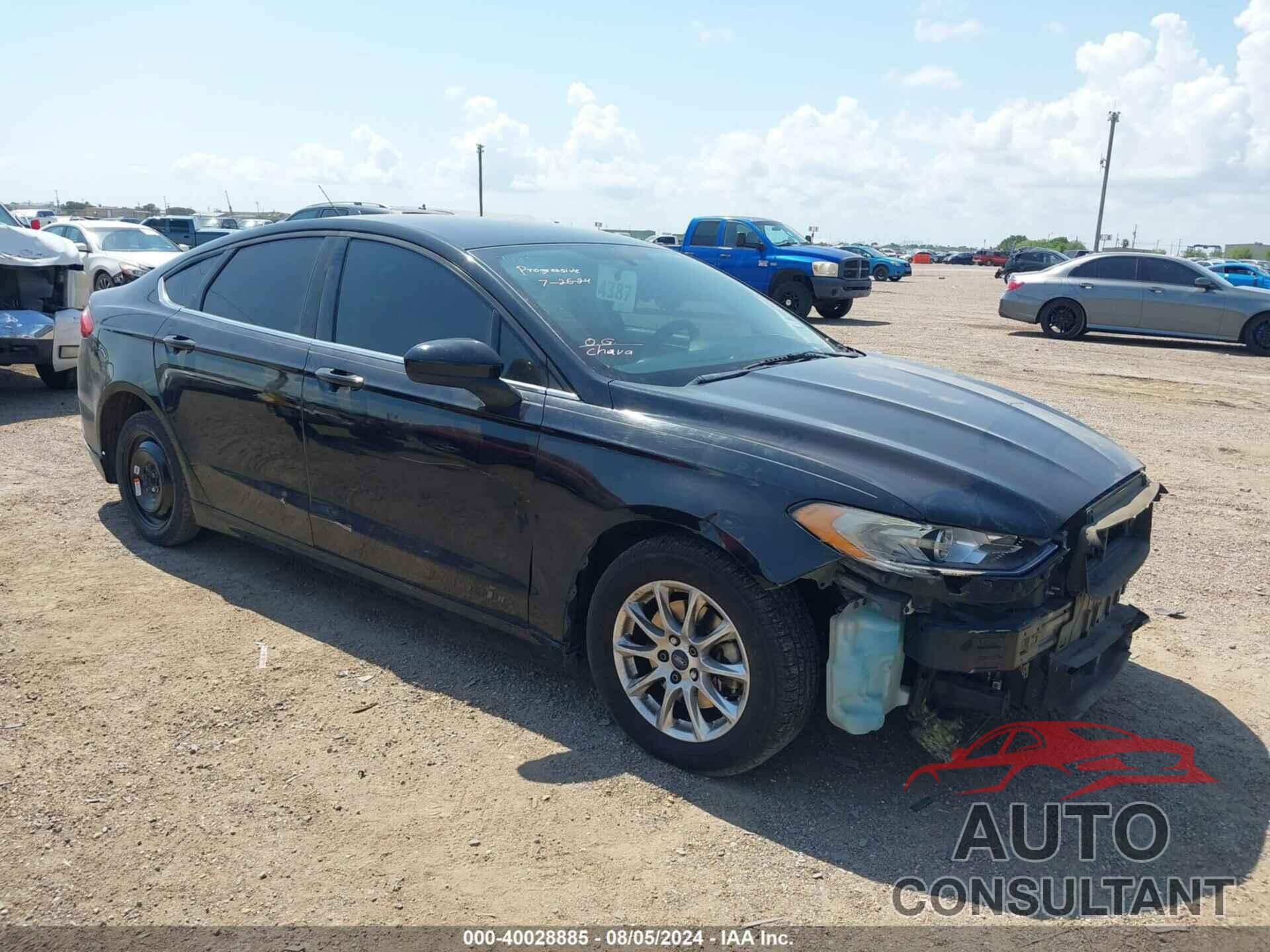 FORD FUSION 2017 - 3FA6P0G78HR283614