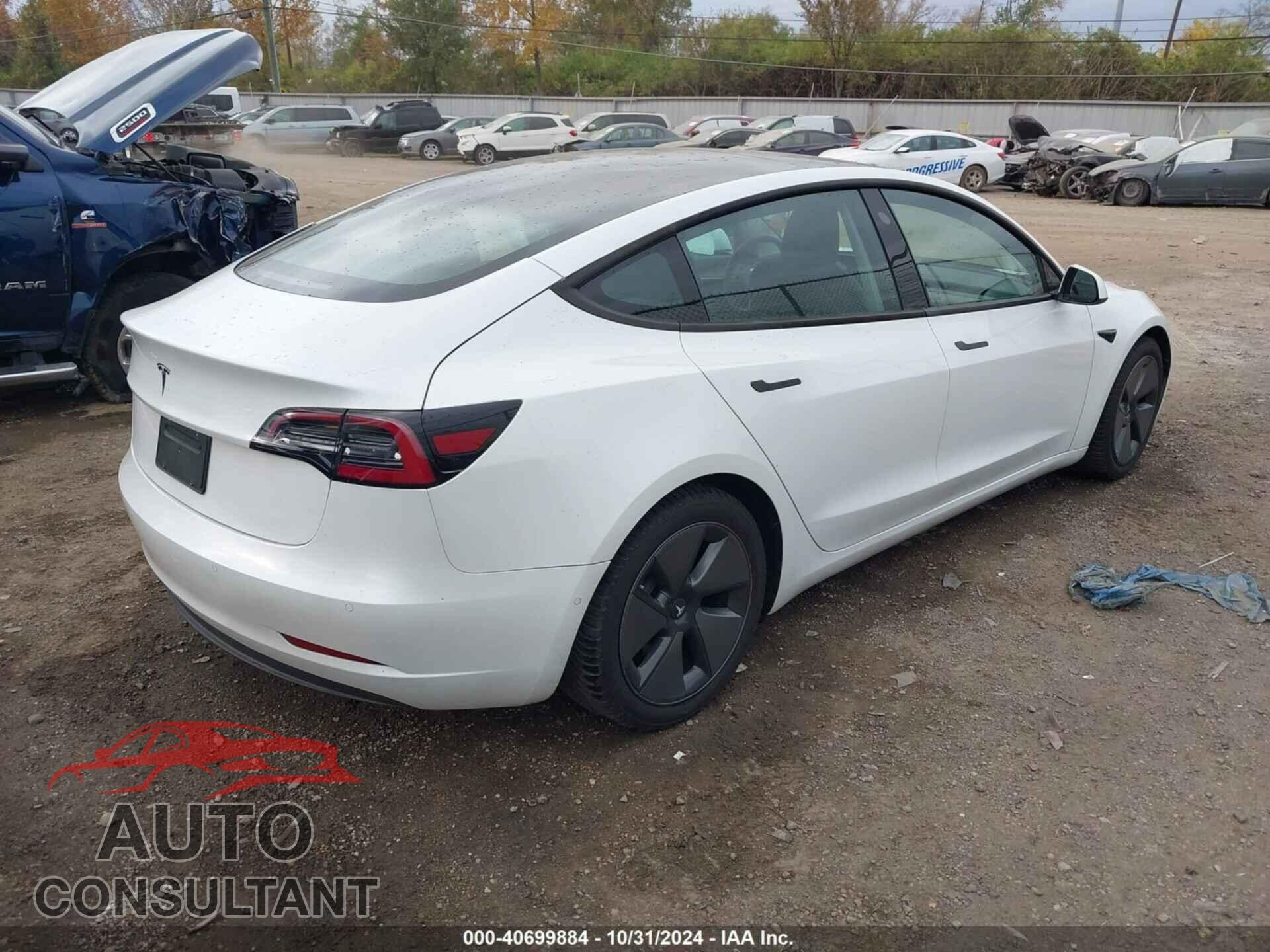 TESLA MODEL 3 2021 - 5YJ3E1EA4MF015856