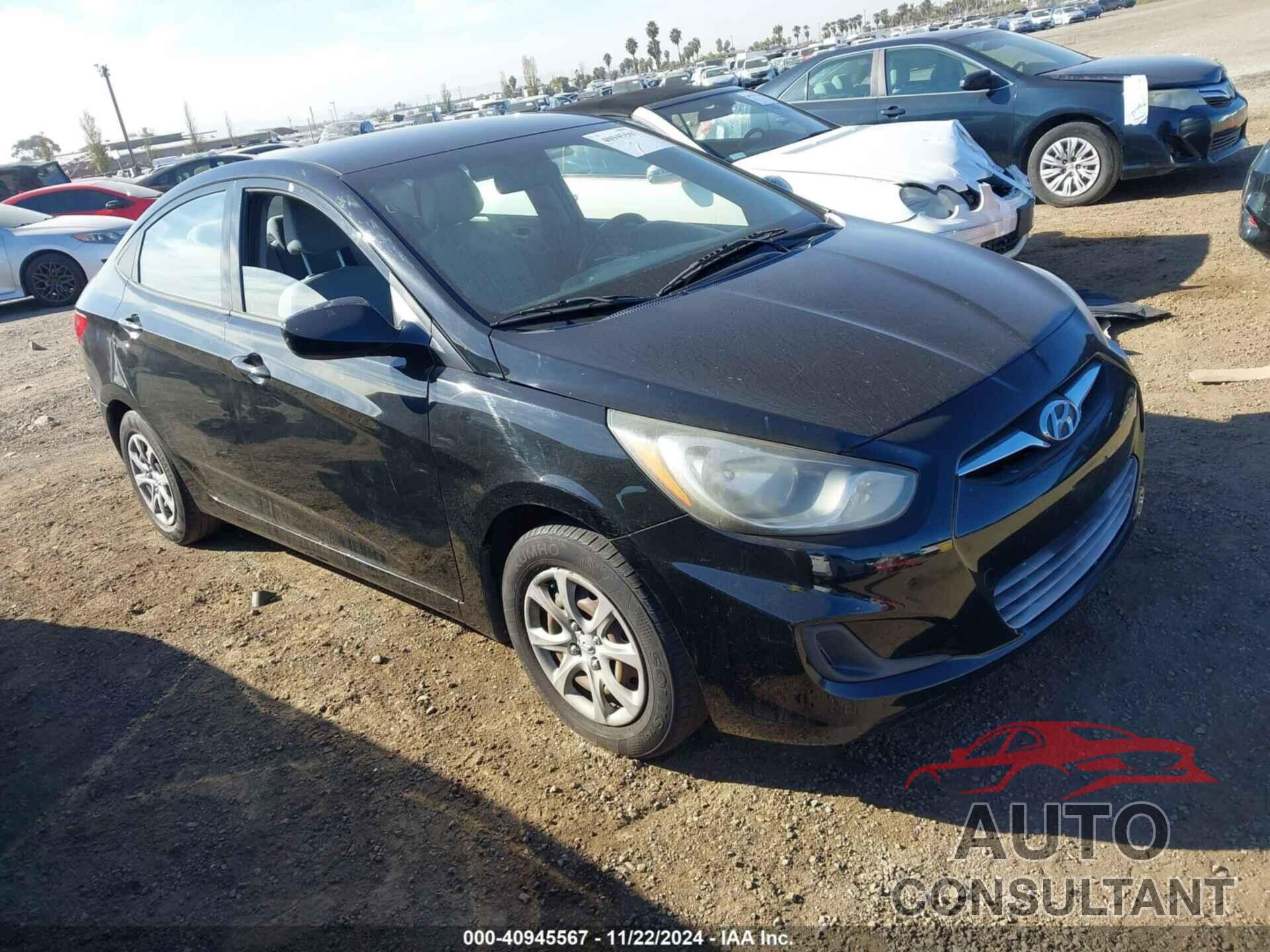 HYUNDAI ACCENT 2013 - KMHCT4AE1DU494692