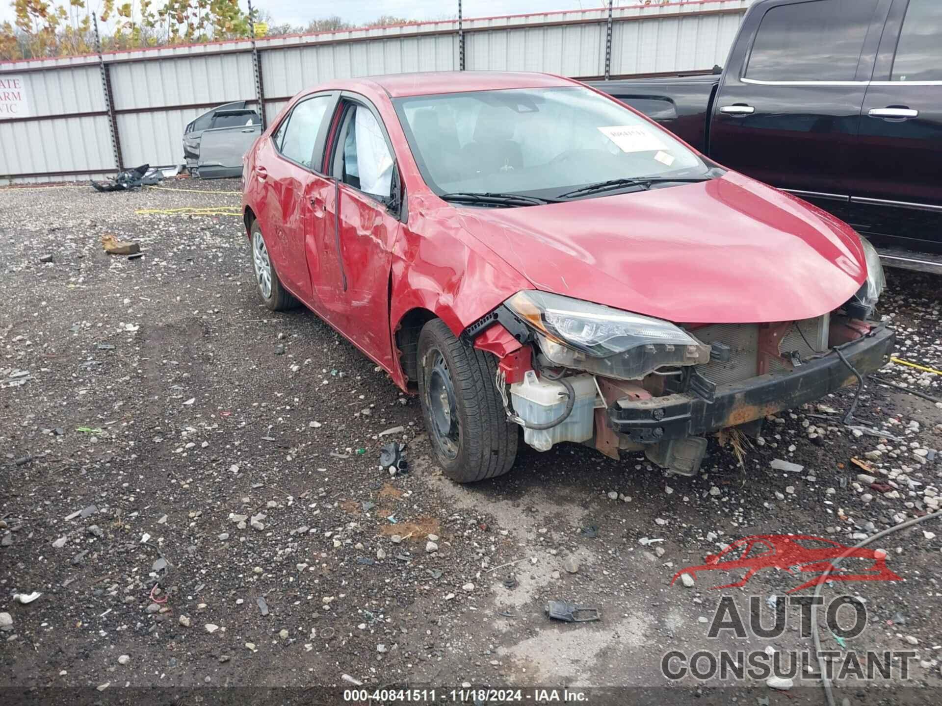 TOYOTA COROLLA 2017 - 5YFBURHE0HP610452
