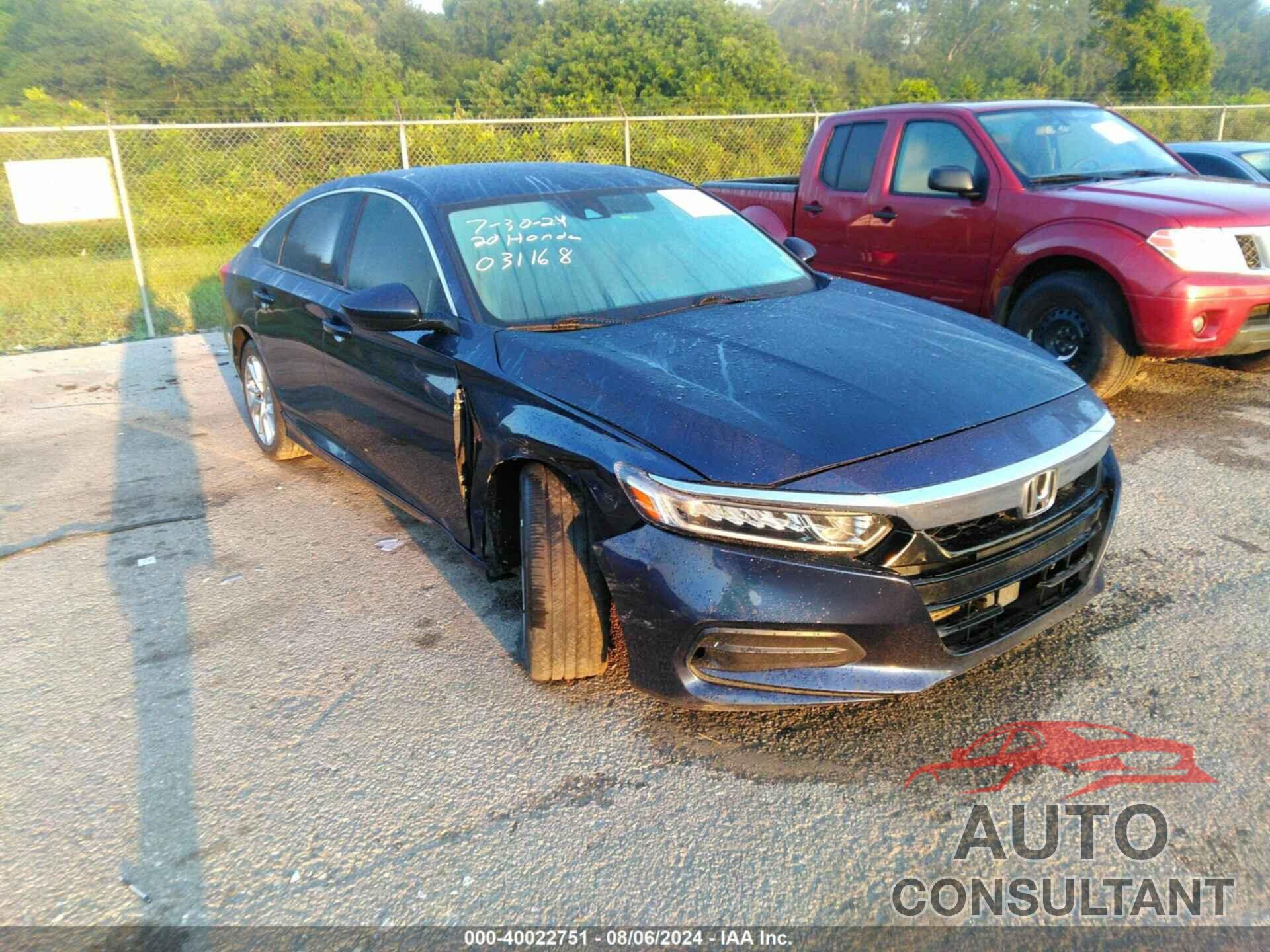 HONDA ACCORD 2020 - 1HGCV1F19LA031168