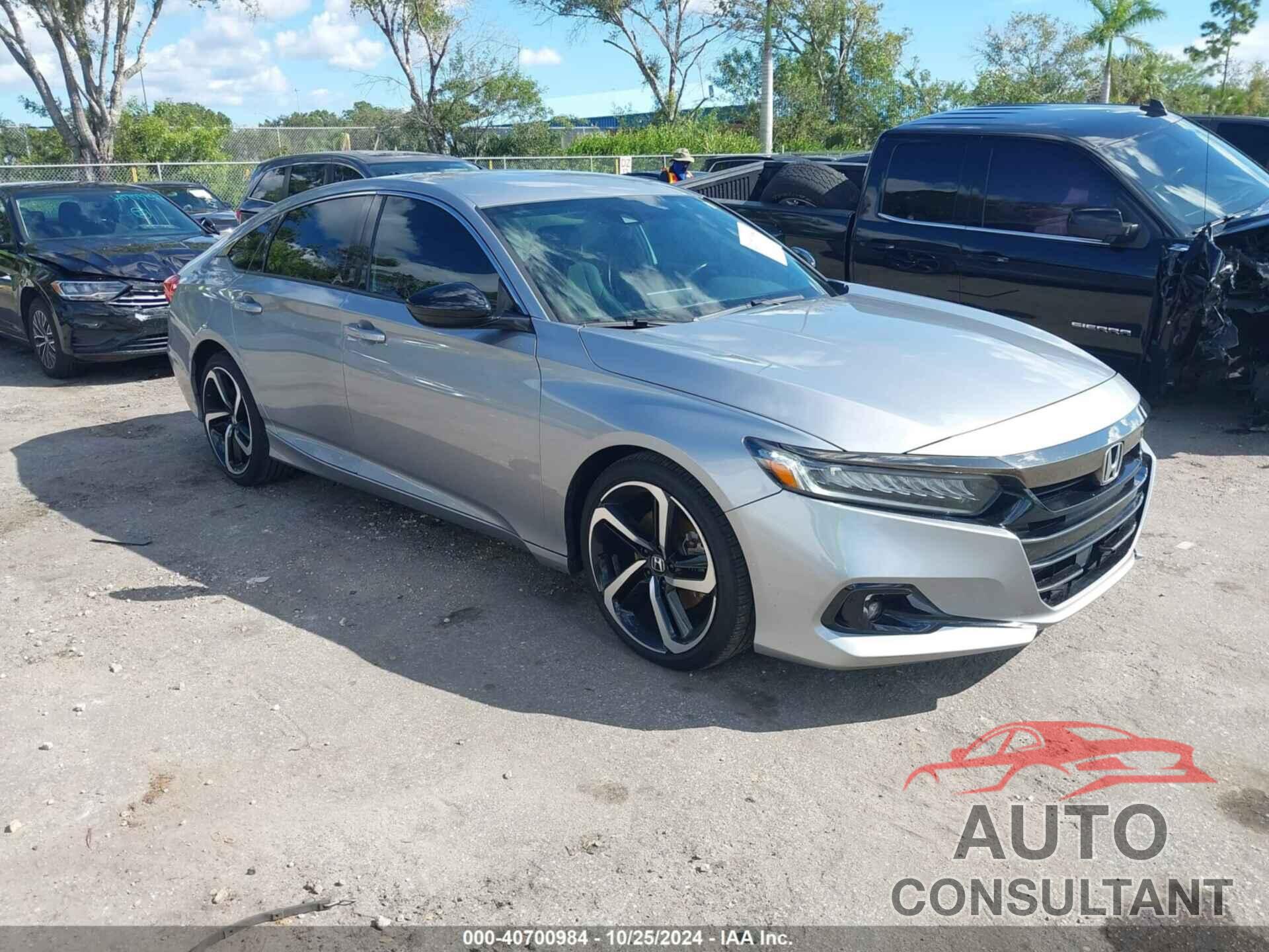 HONDA ACCORD 2021 - 1HGCV1F34MA023238