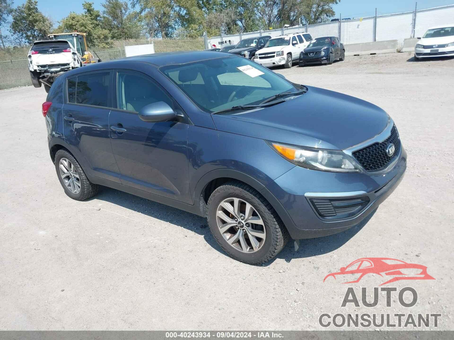 KIA SPORTAGE 2016 - KNDPB3AC0G7814797