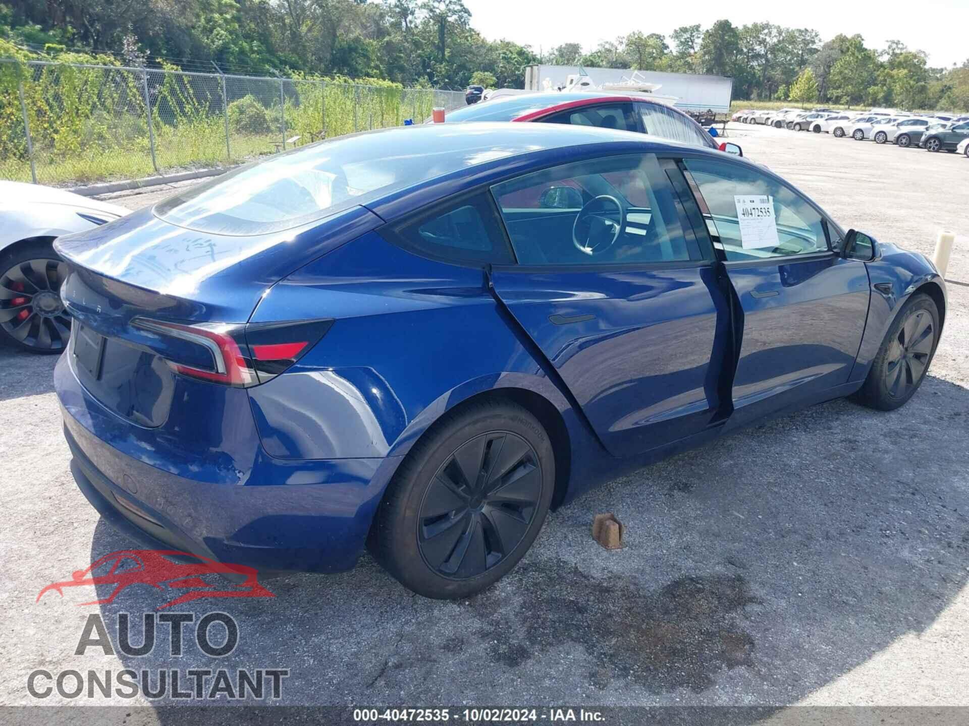 TESLA MODEL 3 2024 - 5YJ3E1EA2RF755459