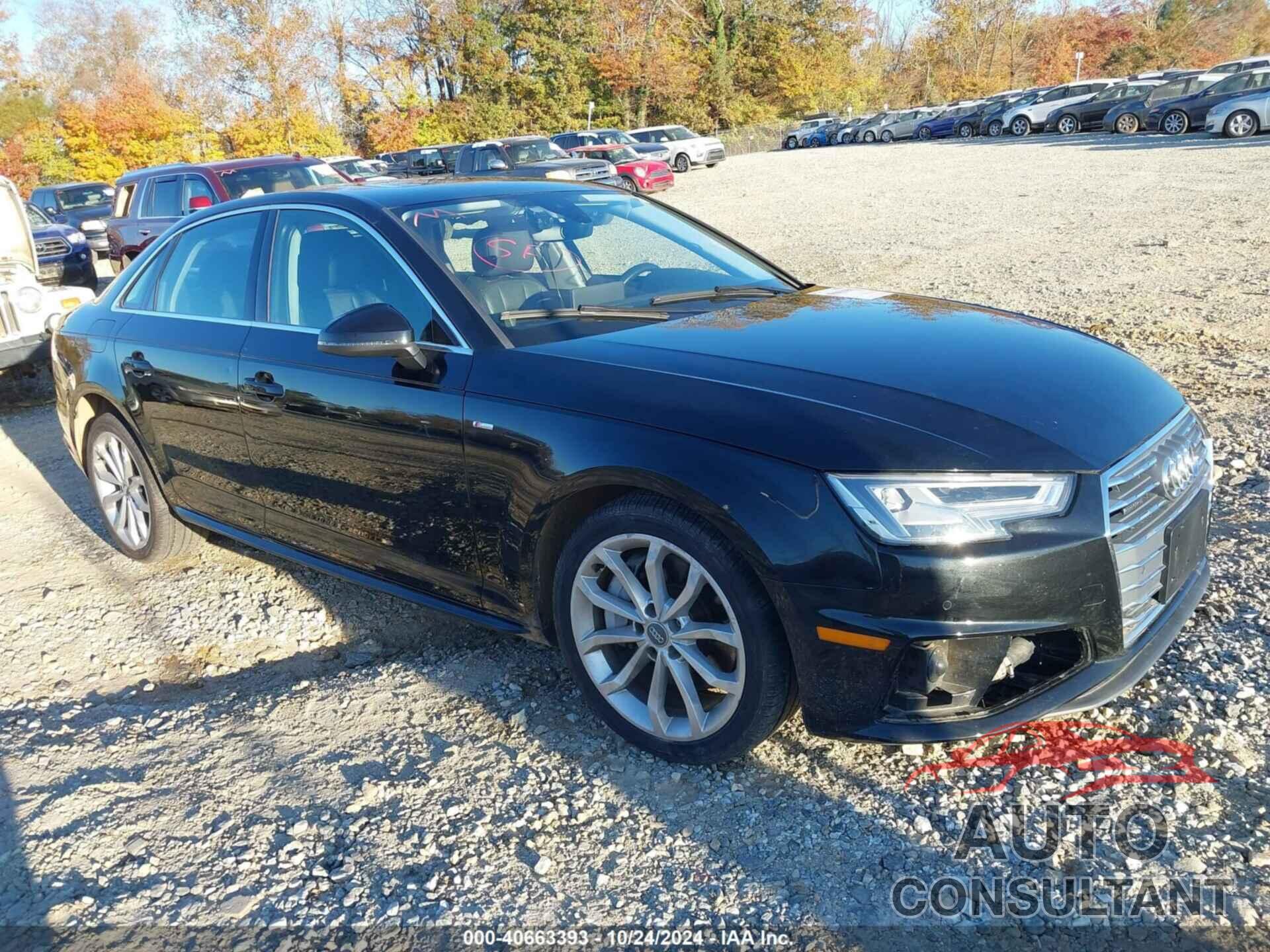 AUDI A4 2019 - WAUENAF41KA118687