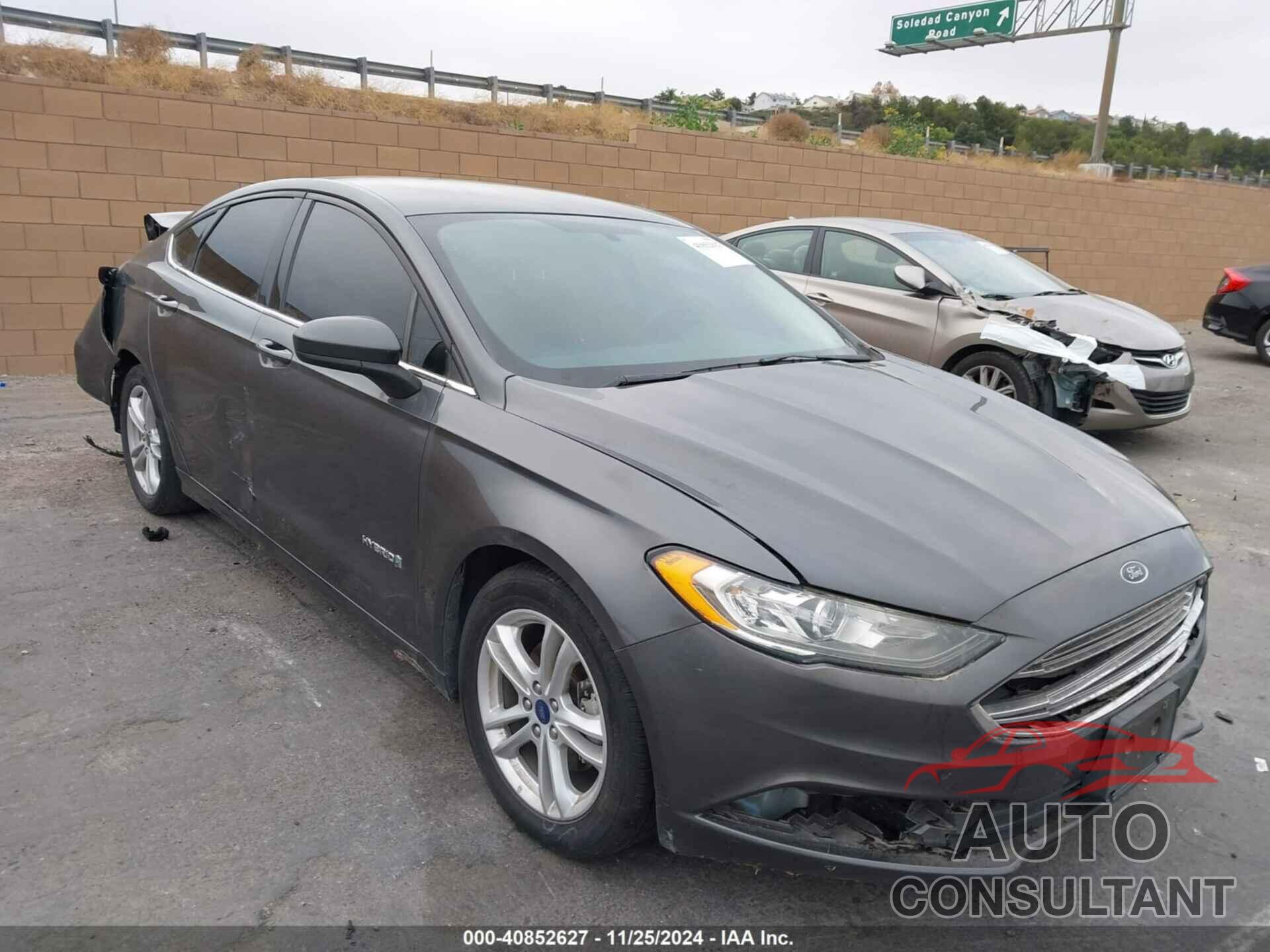 FORD FUSION HYBRID 2018 - 3FA6P0LU1JR257129