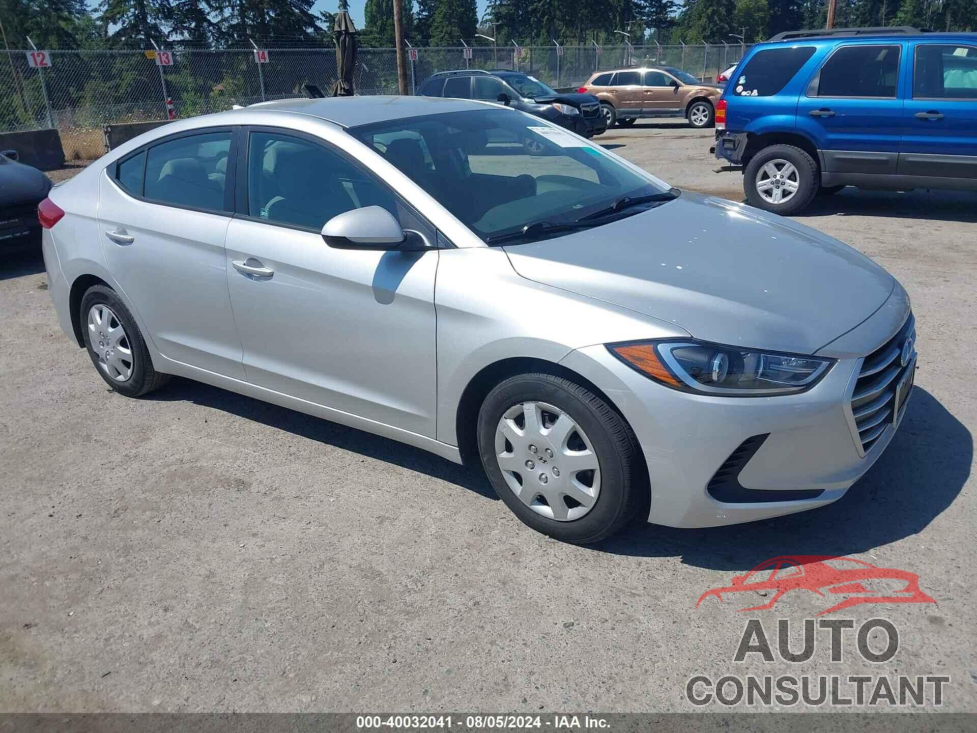 HYUNDAI ELANTRA 2017 - 5NPD74LF7HH081792